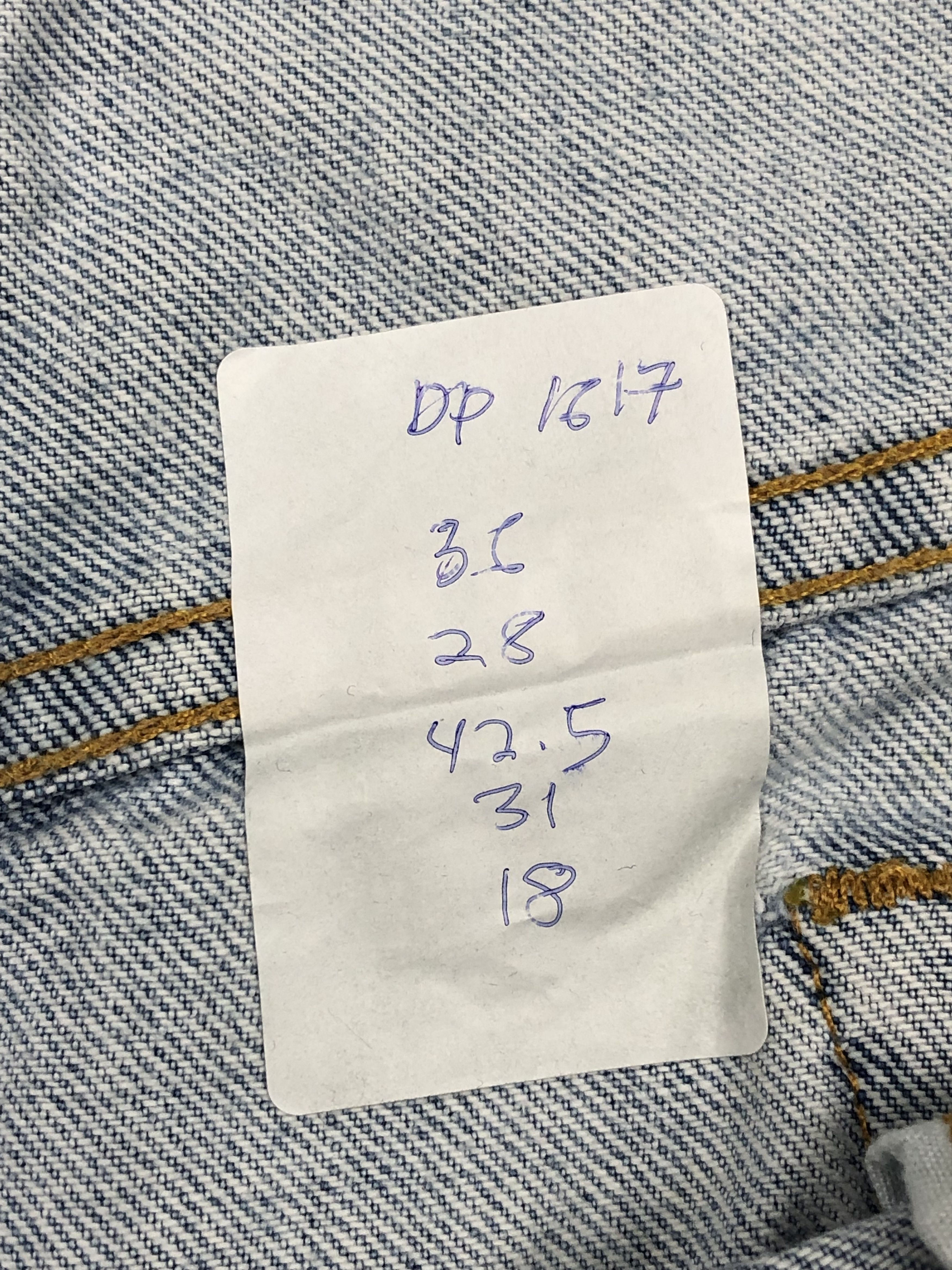 Levi's Vintage Levis 505 Light Wash Jeans DP1617 Size US 36 / EU 52 - 13 Thumbnail