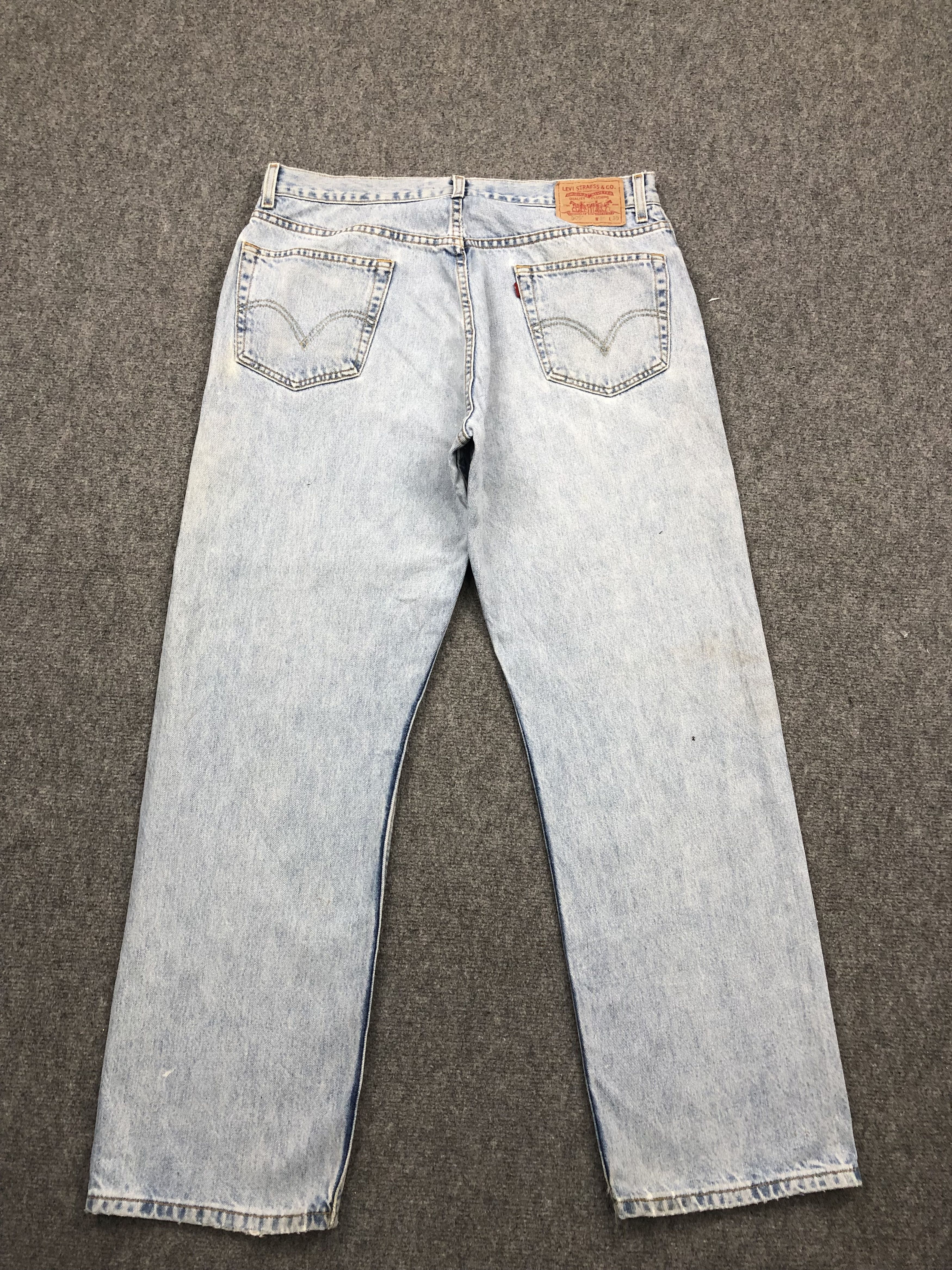 Levi's Vintage Levis 505 Light Wash Jeans DP1617 Size US 36 / EU 52 - 3 Thumbnail