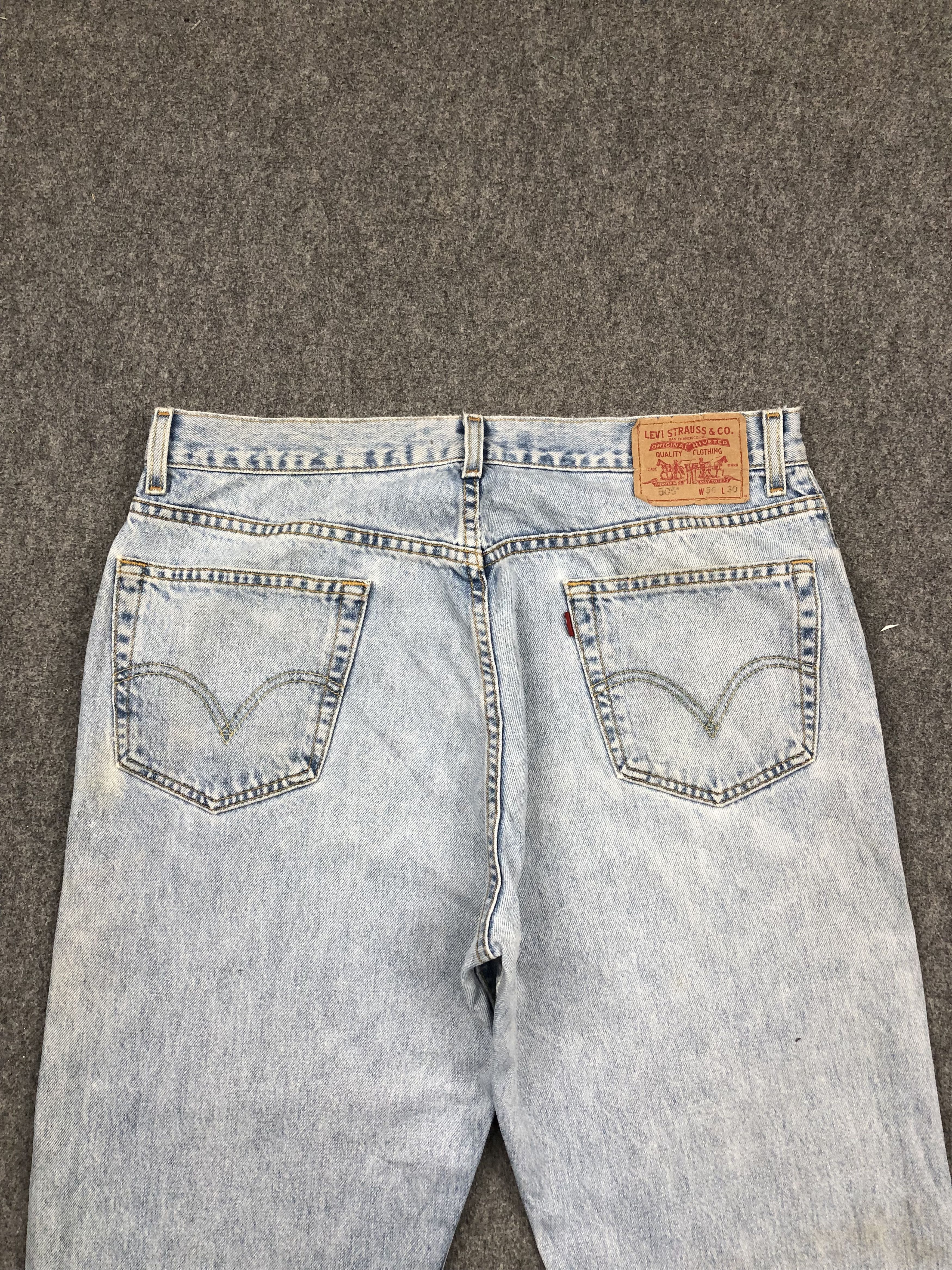 Levi's Vintage Levis 505 Light Wash Jeans DP1617 Size US 36 / EU 52 - 4 Thumbnail