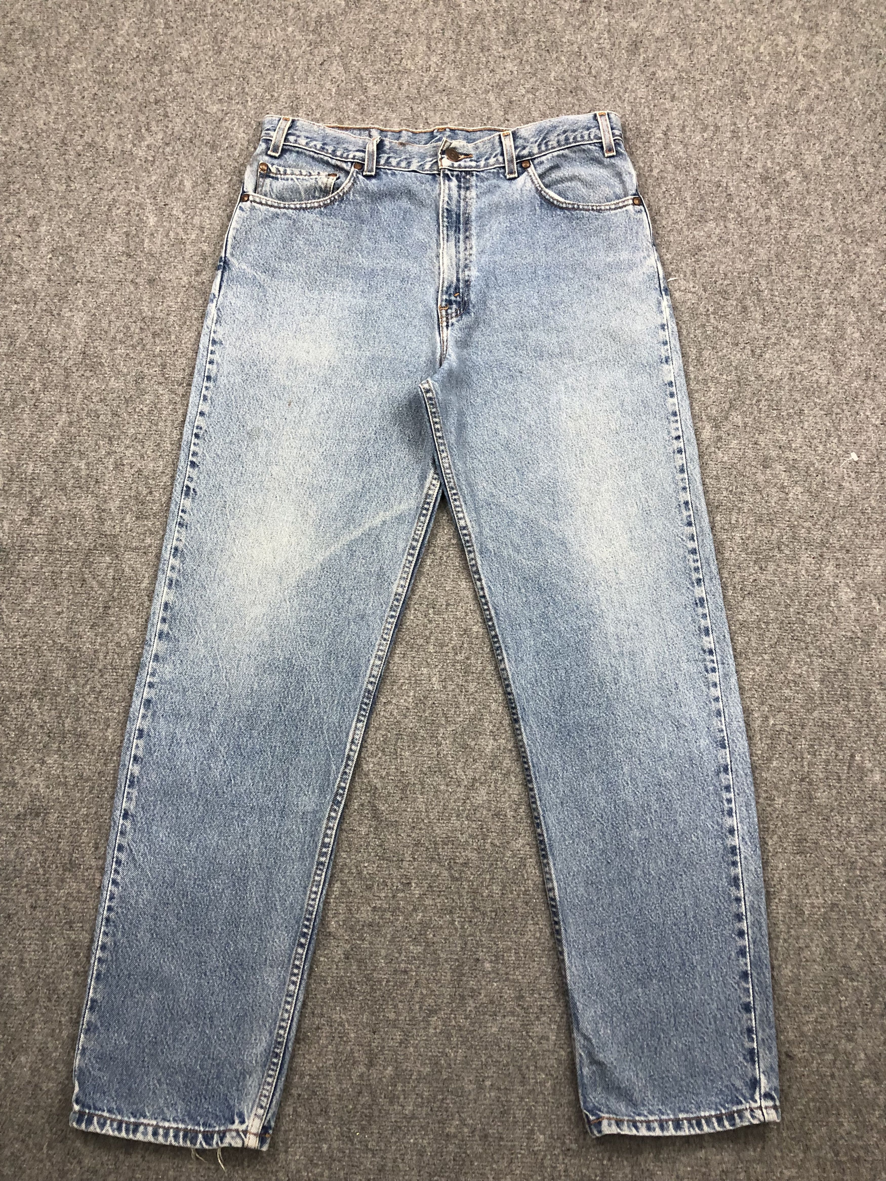 image of 90's Levis 540 Faded Blue Jeans in Blue Denim, Men's (Size 36)