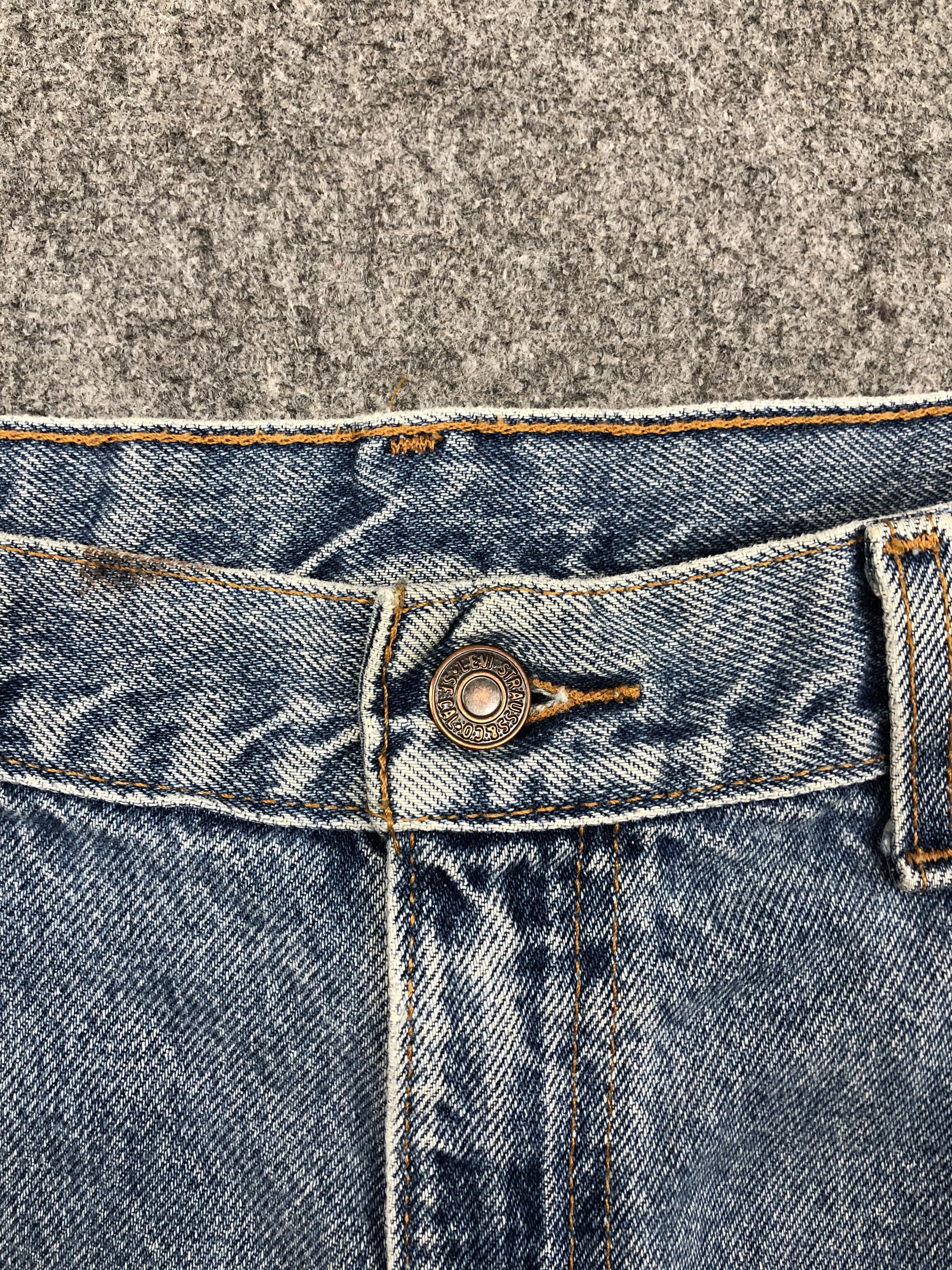 Levi's Vintage 90s Levis 540 Faded Blue Jeans DP1618 Size US 36 / EU 52 - 10 Thumbnail