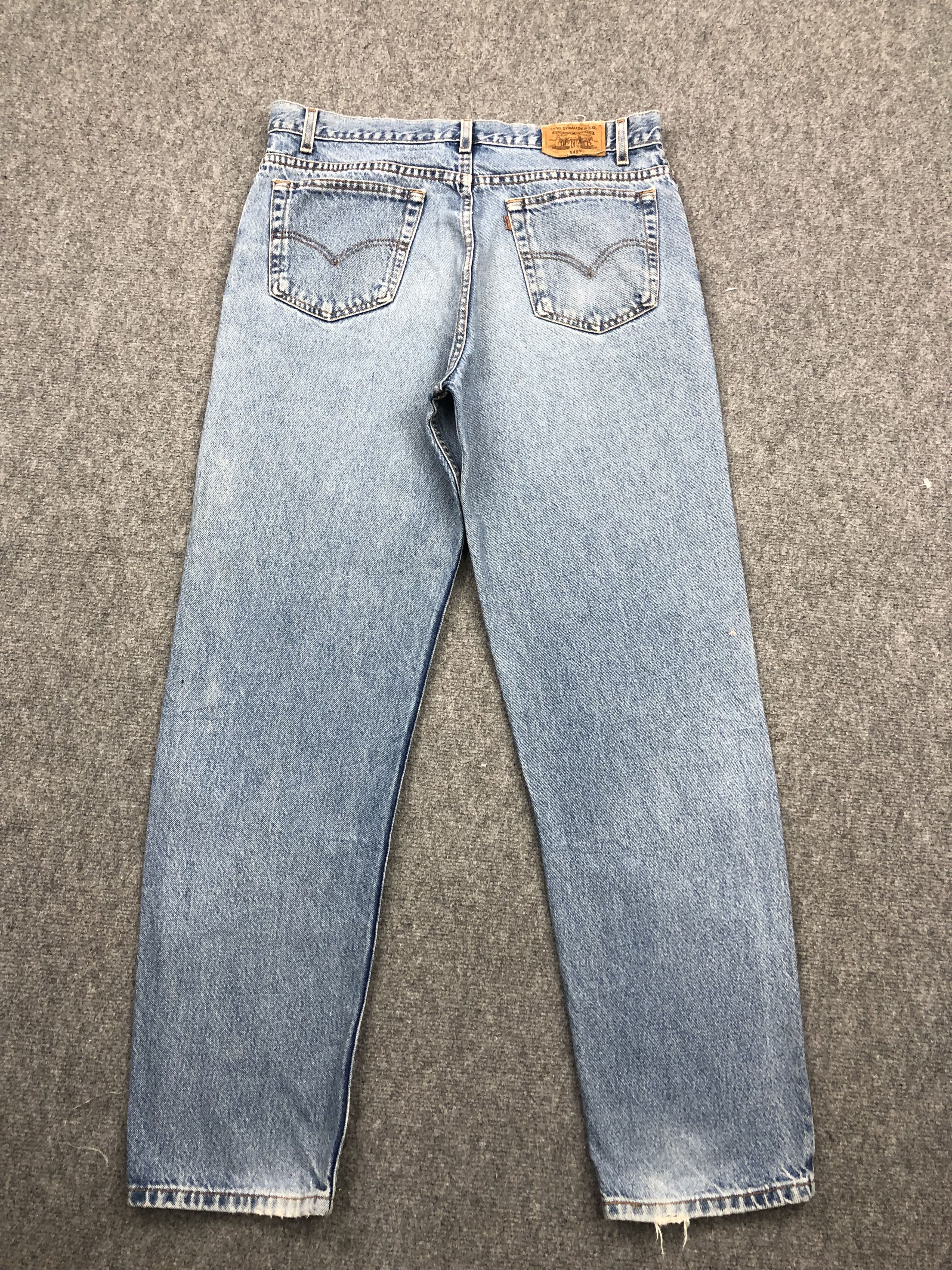 Levi's Vintage 90s Levis 540 Faded Blue Jeans DP1618 Size US 36 / EU 52 - 3 Thumbnail