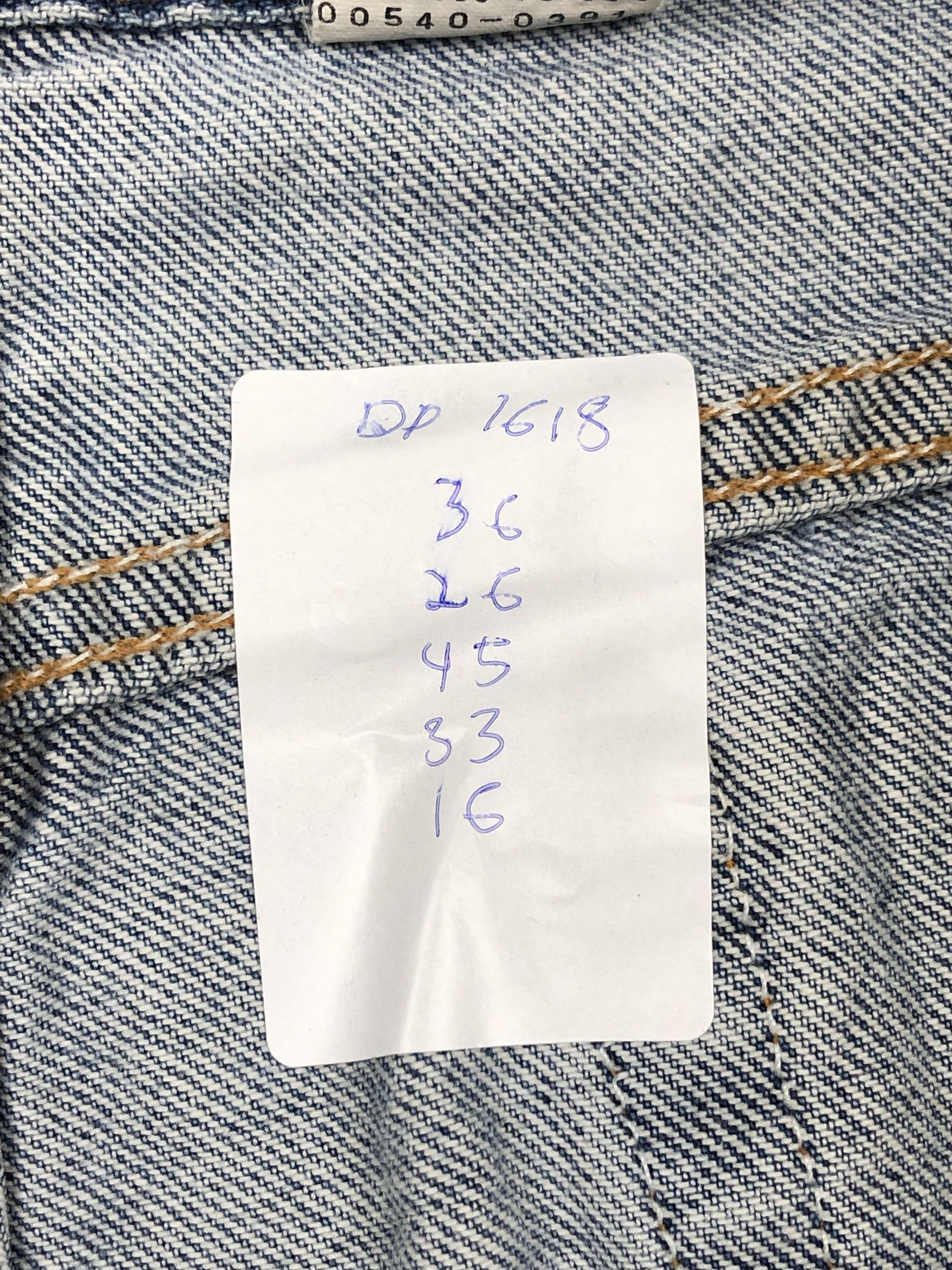 Levi's Vintage 90s Levis 540 Faded Blue Jeans DP1618 Size US 36 / EU 52 - 13 Thumbnail