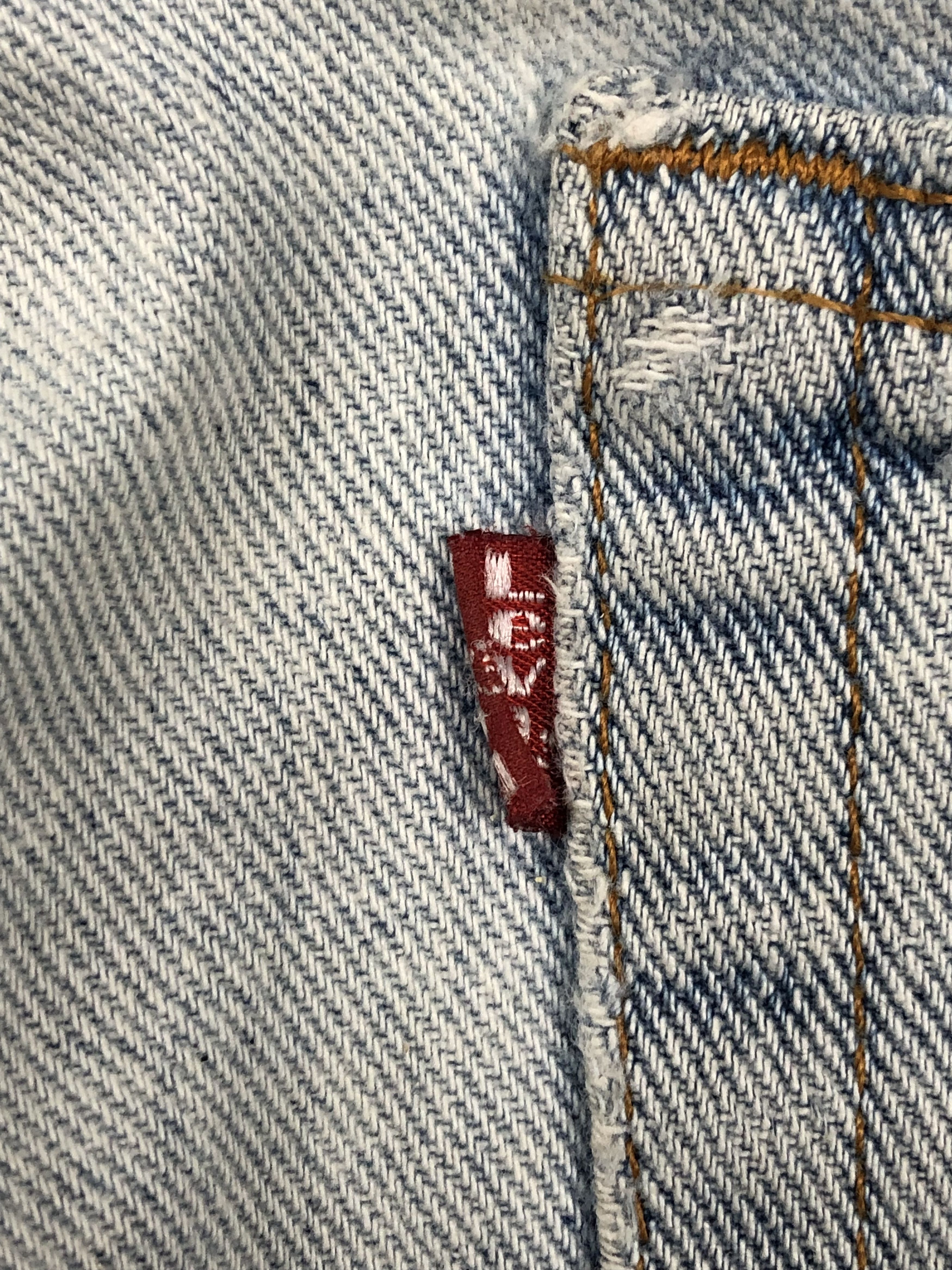 Levi's Vintage 90s Levis 550 Light Wash Jeans DP1620 Size US 35 - 6 Thumbnail