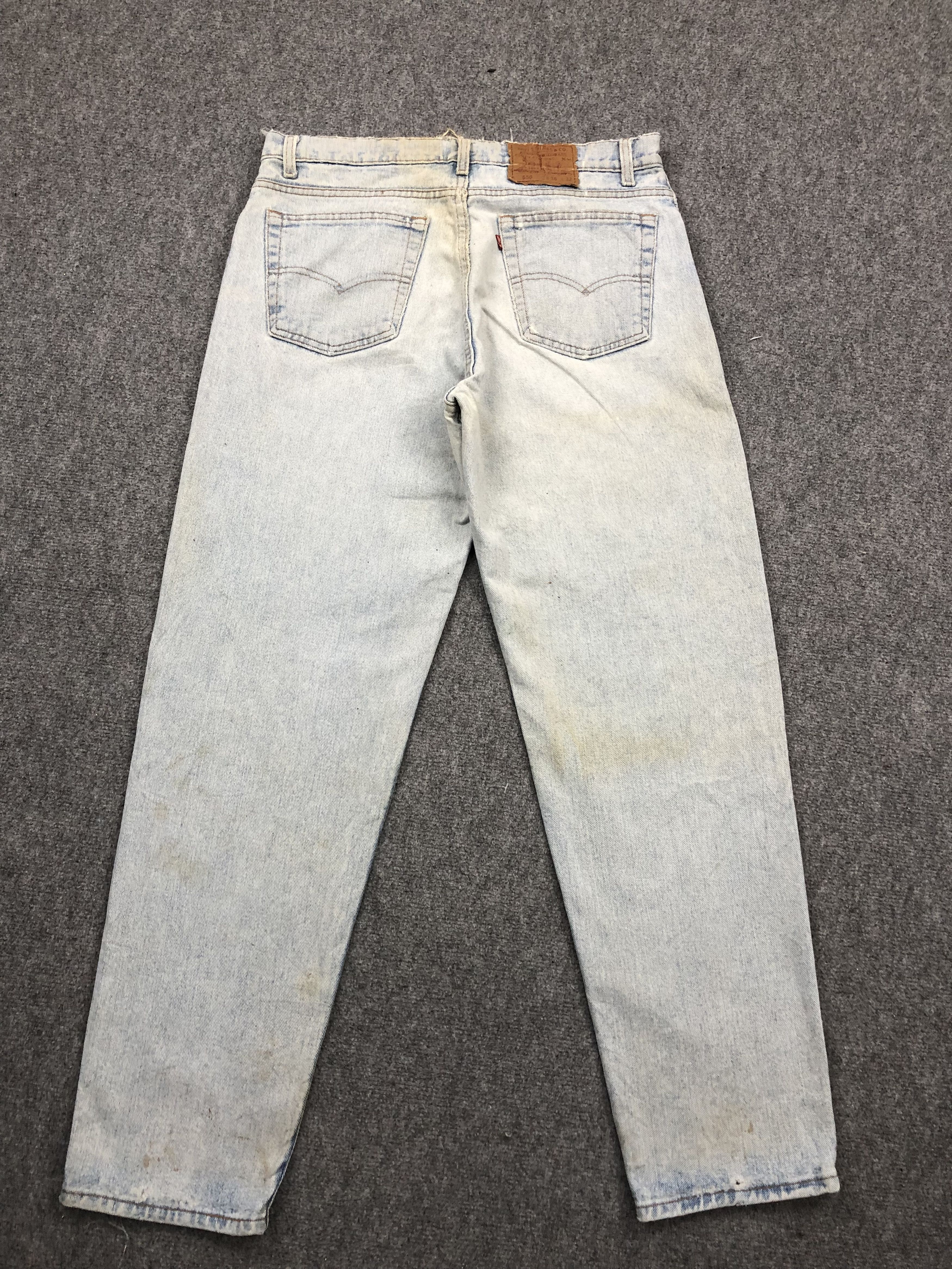 Levi's Vintage 90s Levis 550 Light Wash Jeans DP1620 Size US 35 - 3 Thumbnail