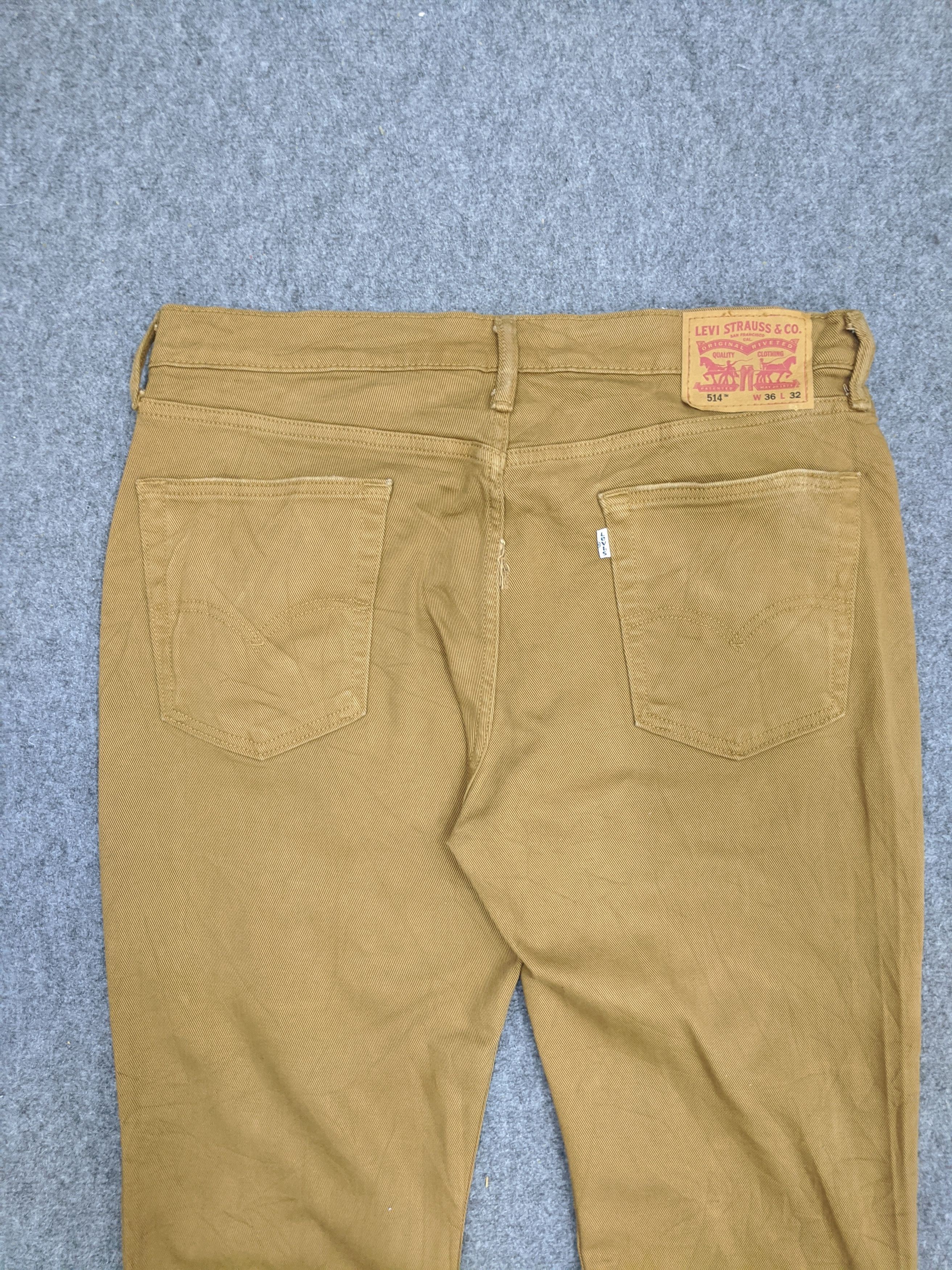 Levi's Vintage Levis 514 Jeans Brown DP0706 Size US 38 / EU 54 - 4 Thumbnail