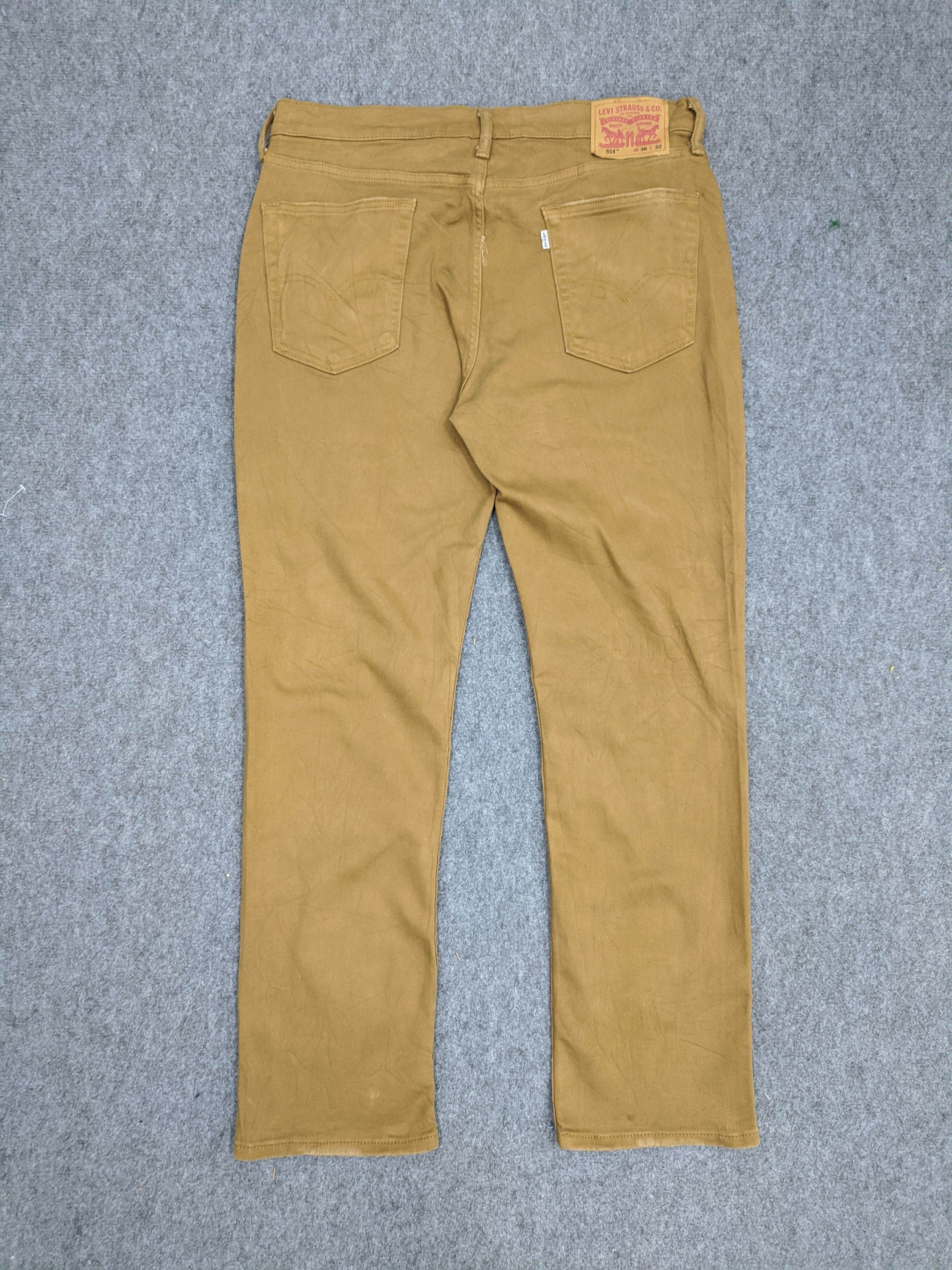 Levi's Vintage Levis 514 Jeans Brown DP0706 Size US 38 / EU 54 - 3 Thumbnail