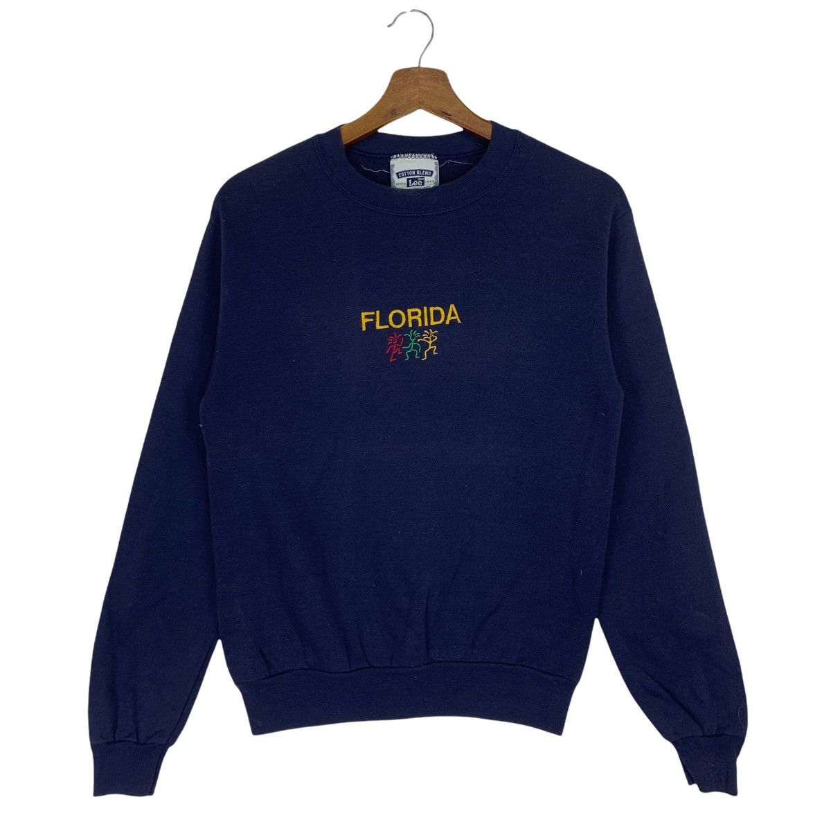 Lee Mr Lee Florida Embroidery Spellout Crewneck Sweatshirt Size US L / EU 52-54 / 3 - 1 Thumbnail