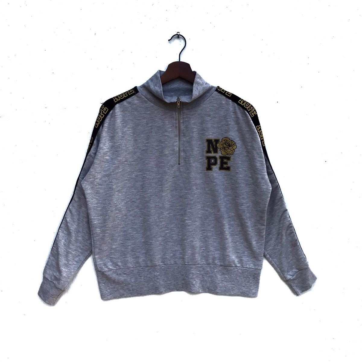 Japanese Brand Vintage Nope Spellout Crewneck Sweatshirt Size US M / EU 48-50 / 2 - 1 Thumbnail