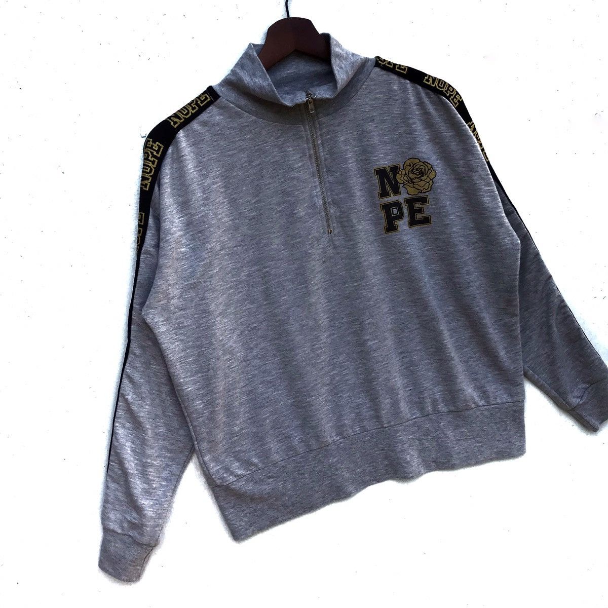 Japanese Brand Vintage Nope Spellout Crewneck Sweatshirt Size US M / EU 48-50 / 2 - 2 Thumbnail