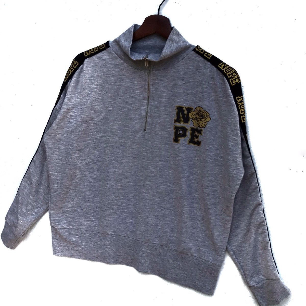 Japanese Brand Vintage Nope Spellout Crewneck Sweatshirt Size US M / EU 48-50 / 2 - 3 Thumbnail