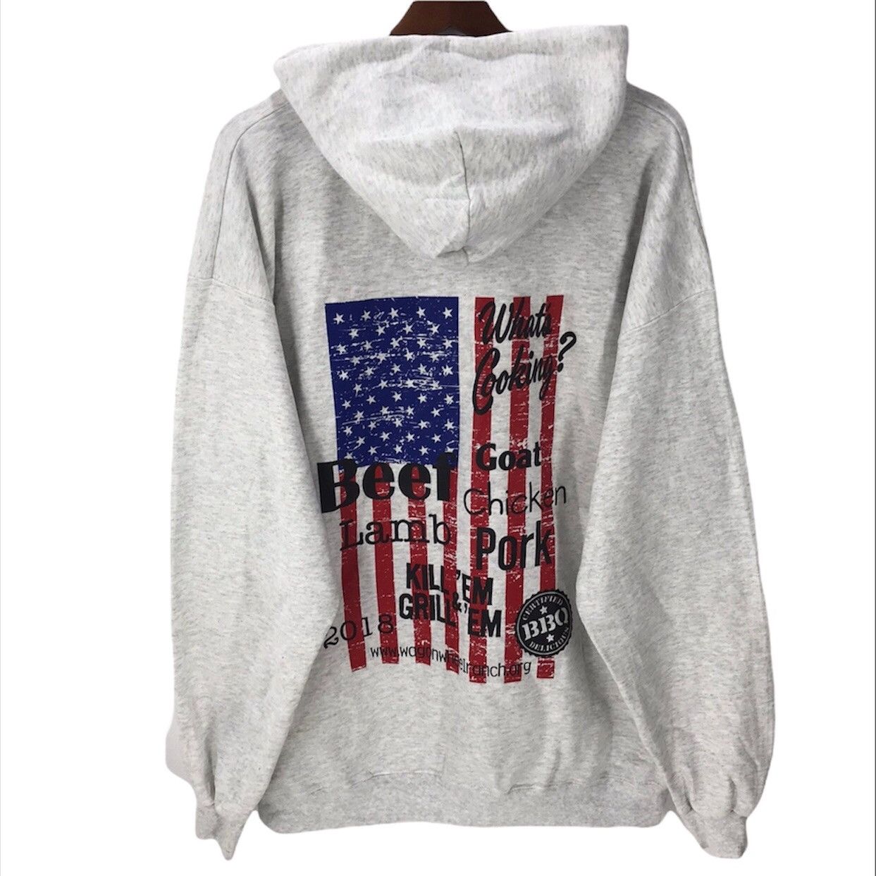 Hanes Vintage Hanes BigLogo Hoodie Sweatshirt Size US L / EU 52-54 / 3 - 1 Thumbnail