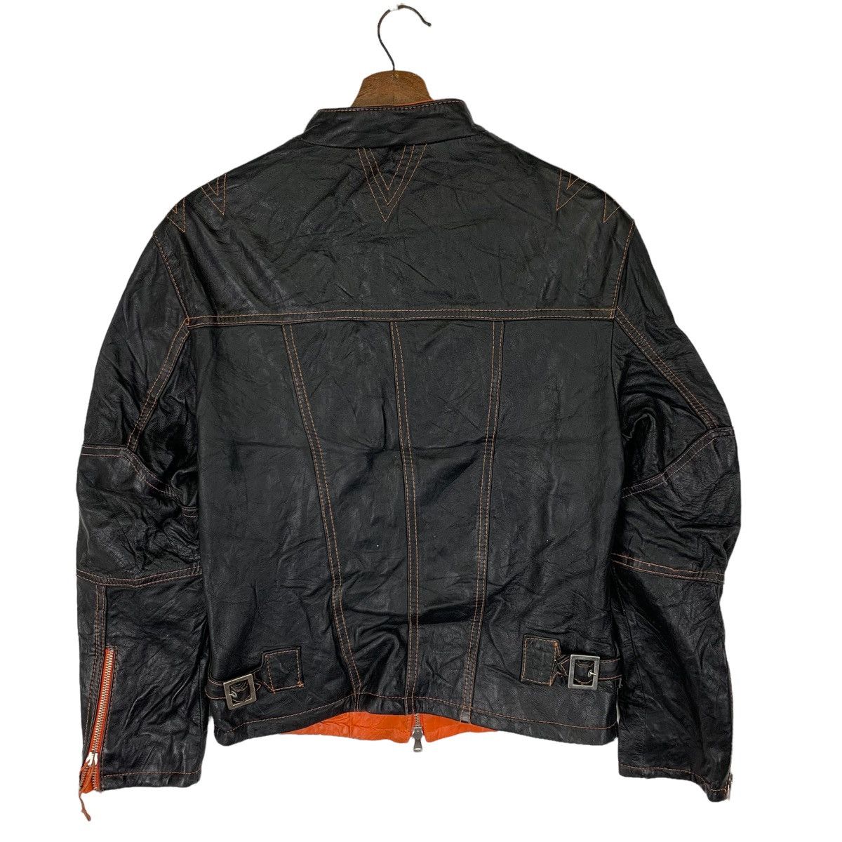 Genuine Leather Vintage Engine Vera Pelle Racing Leather Jacket Size US S / EU 44-46 / 1 - 6 Thumbnail
