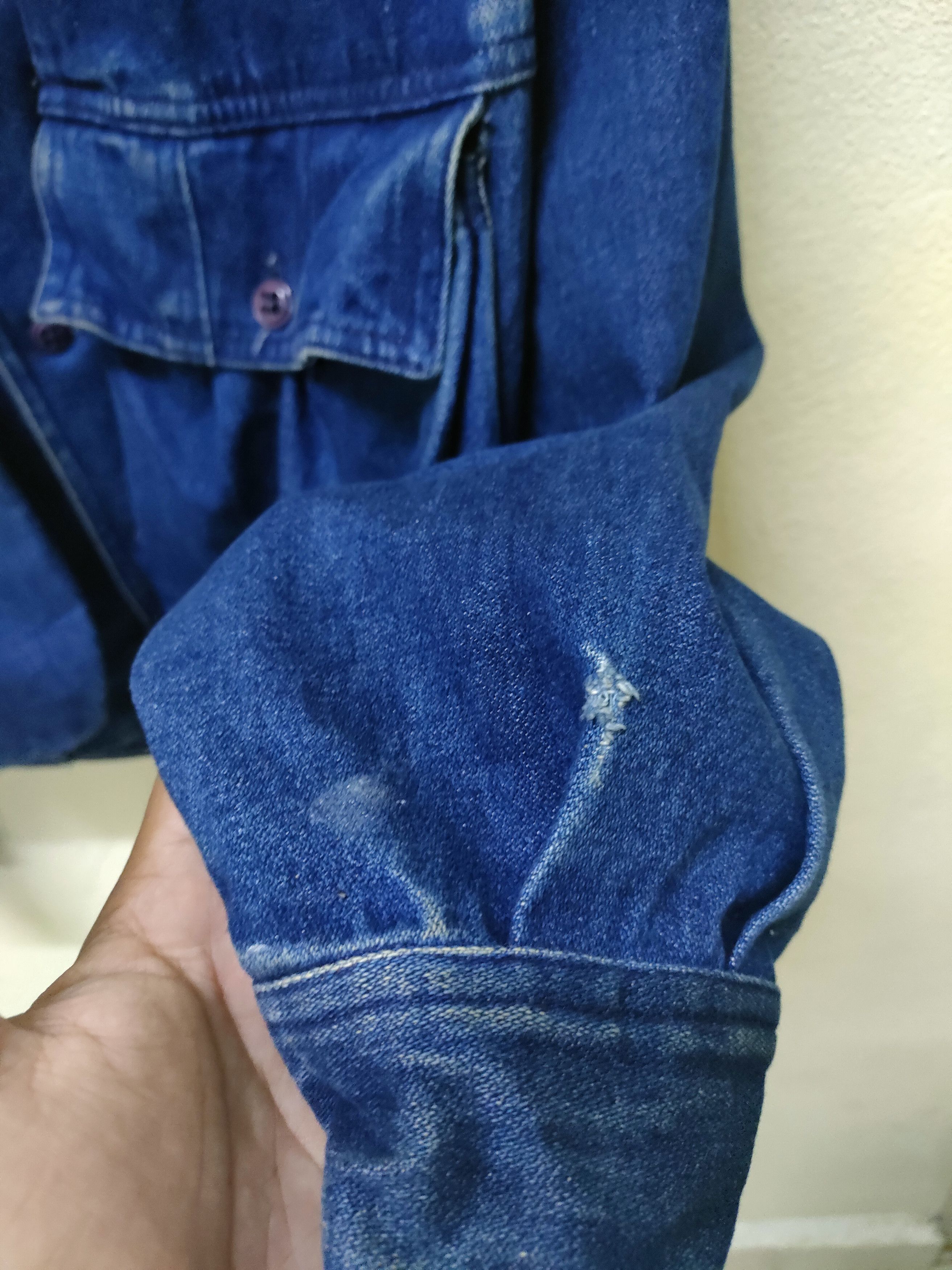 Indigo × Sears × Vintage 💯 Vintage Sears Indigo Double Breast Jacket Size US M / EU 48-50 / 2 - 7 Thumbnail