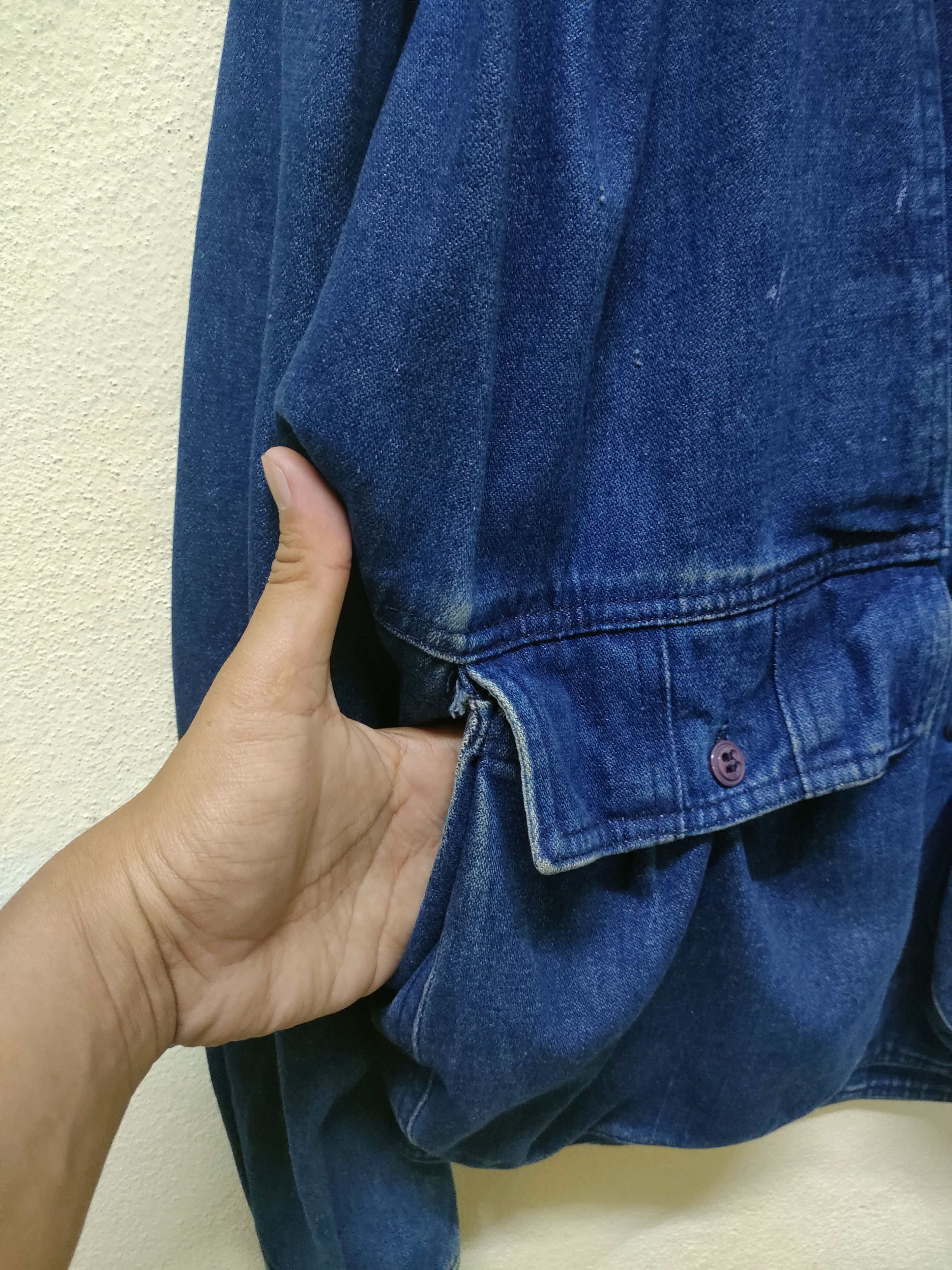 Indigo × Sears × Vintage 💯 Vintage Sears Indigo Double Breast Jacket Size US M / EU 48-50 / 2 - 4 Thumbnail