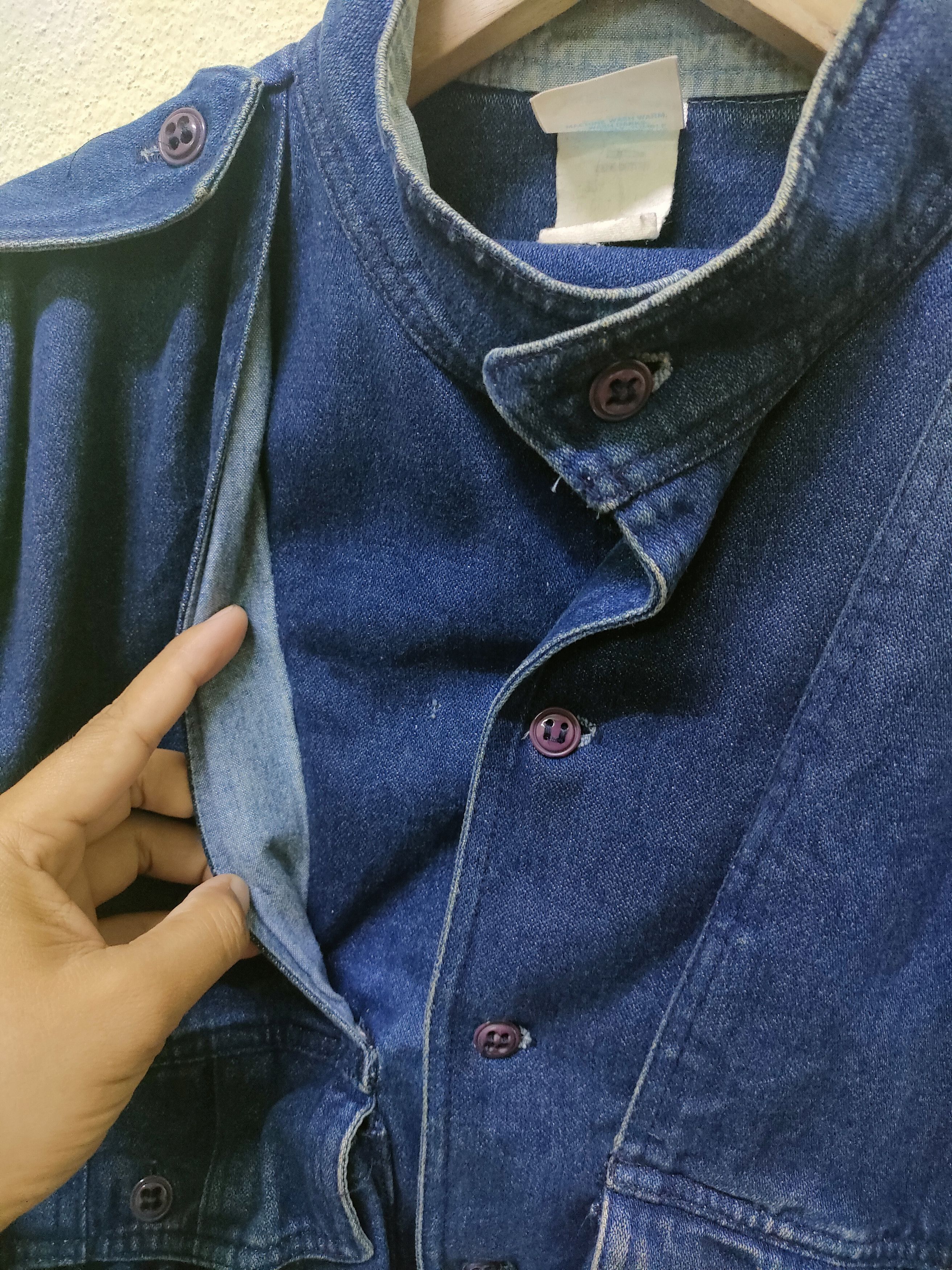 Indigo × Sears × Vintage 💯 Vintage Sears Indigo Double Breast Jacket Size US M / EU 48-50 / 2 - 5 Thumbnail