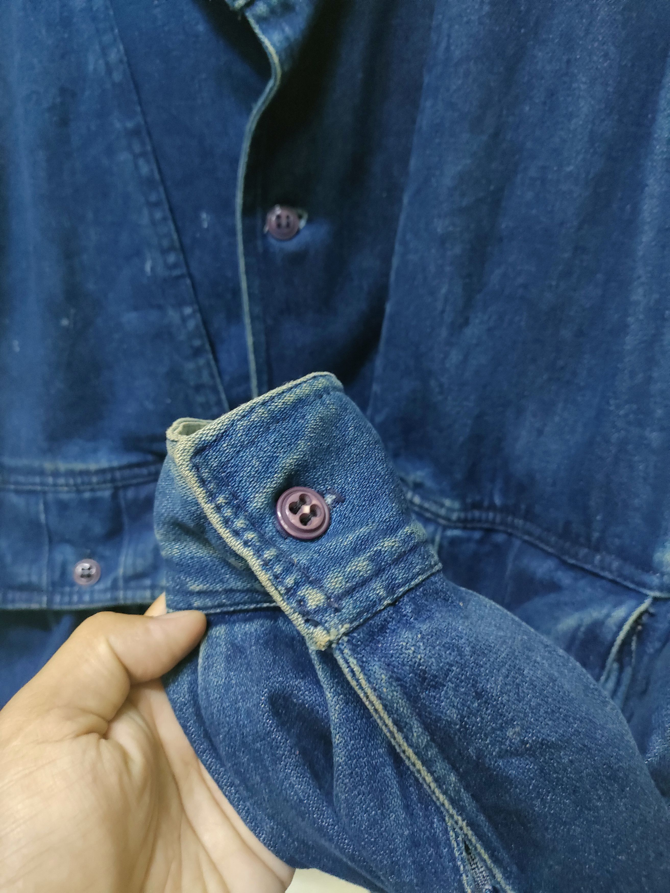 Indigo × Sears × Vintage 💯 Vintage Sears Indigo Double Breast Jacket Size US M / EU 48-50 / 2 - 6 Thumbnail