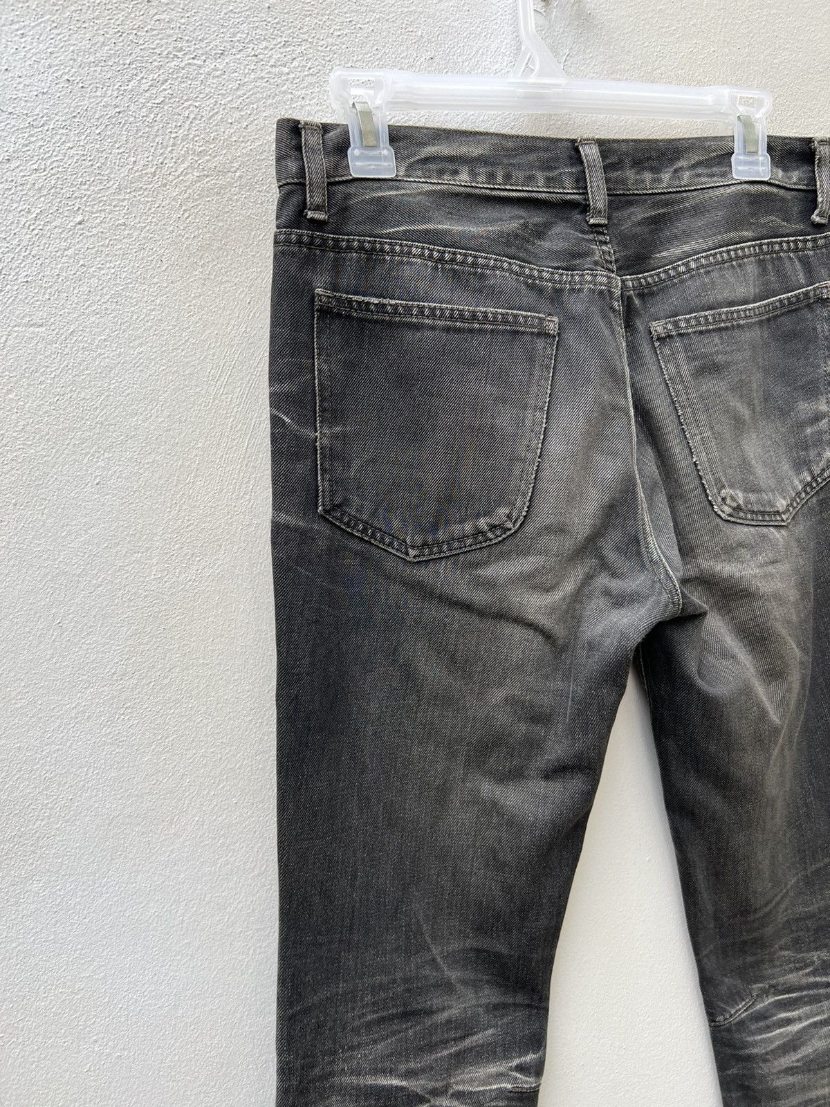 Lounge Lizard Vintage Lounge Lizard Faded Black Denim Jeans Size US 30 / EU 46 - 10 Thumbnail