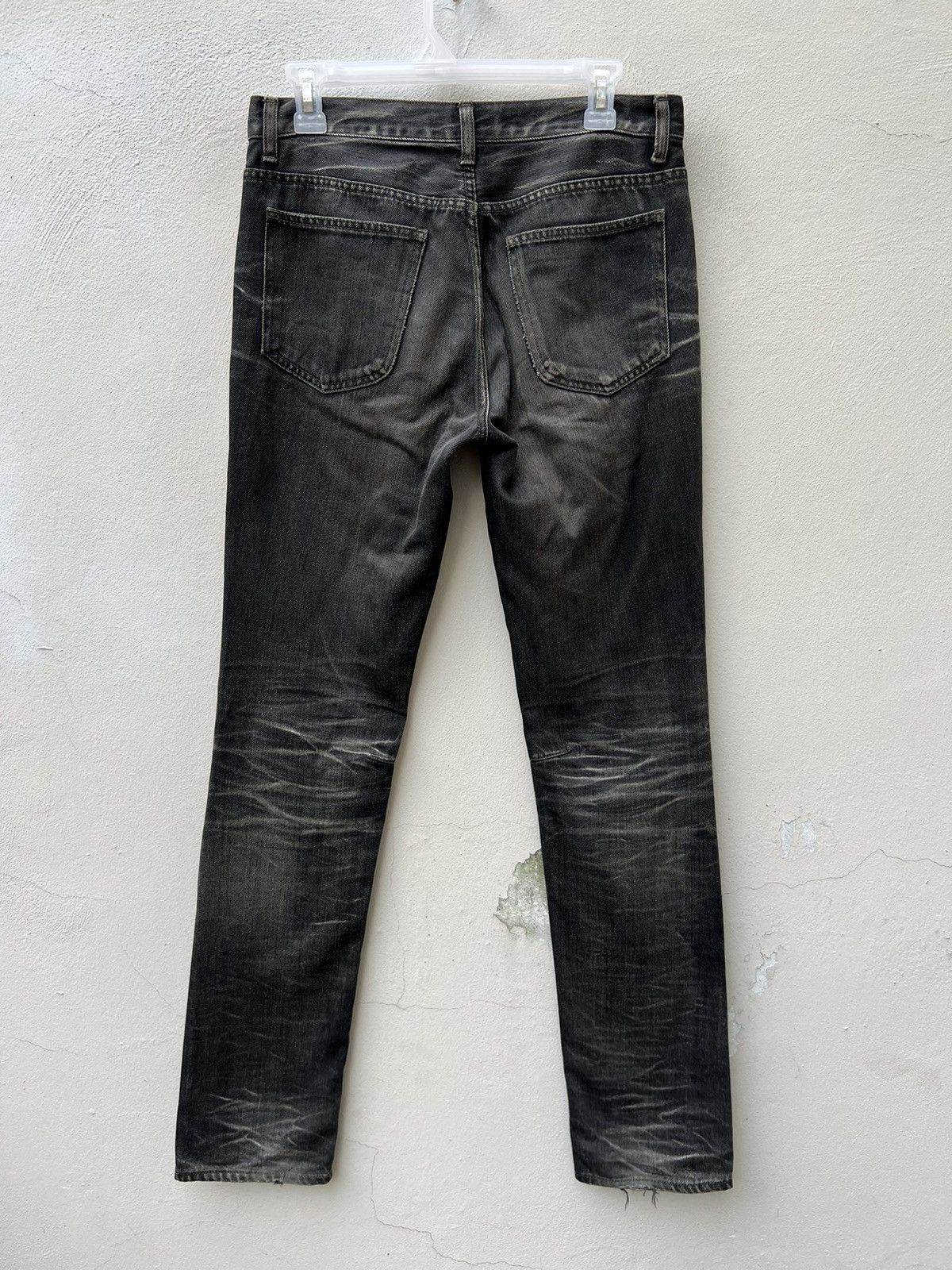 Lounge Lizard Vintage Lounge Lizard Faded Black Denim Jeans Size US 30 / EU 46 - 9 Thumbnail