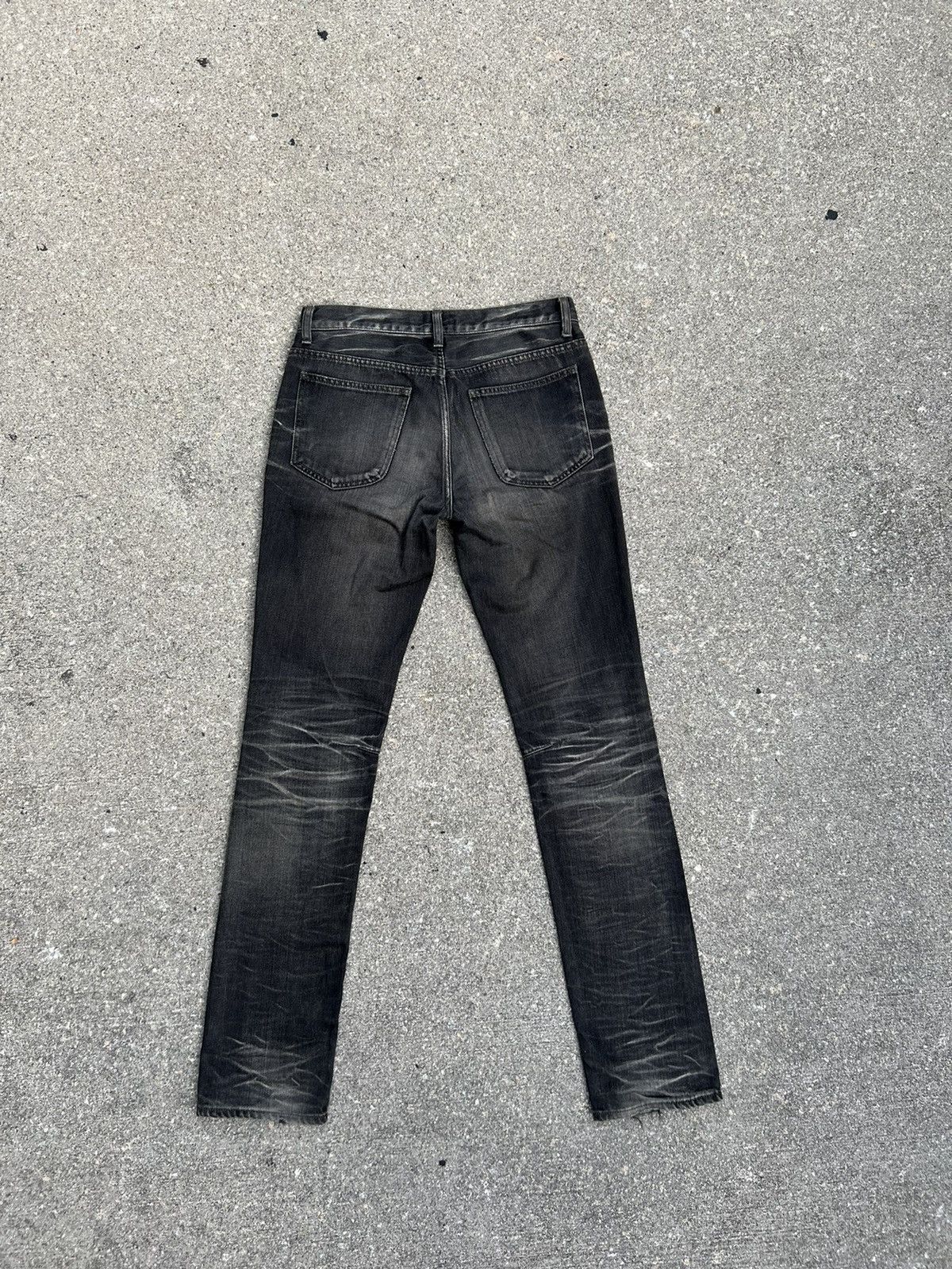Lounge Lizard Vintage Lounge Lizard Faded Black Denim Jeans Size US 30 / EU 46 - 2 Thumbnail
