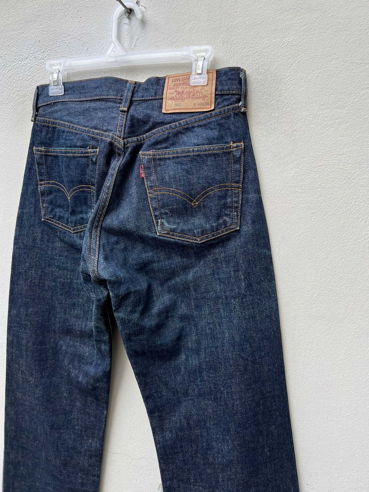 Levi's Vintage 1998 LVC Levi’s 502 XX Big E Denim Selvedge Jeans Size US 30 / EU 46 - 14 Thumbnail