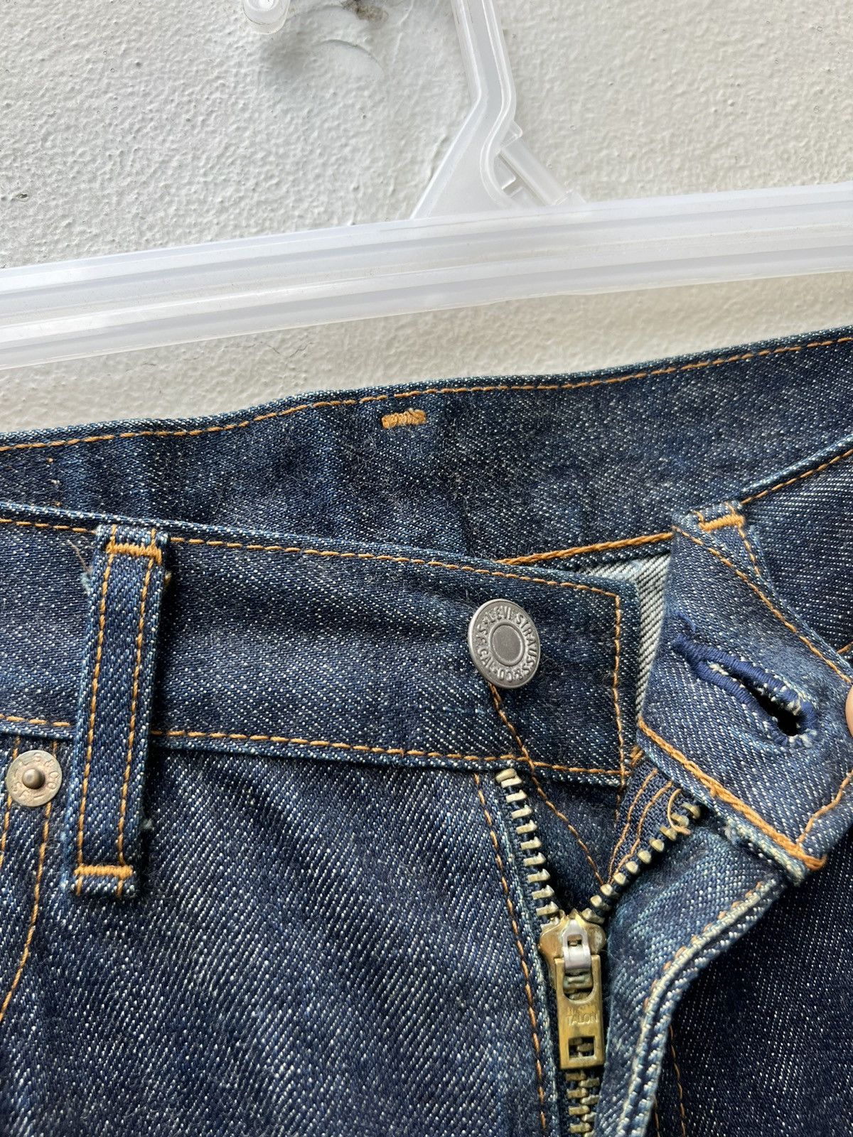 Levi's Vintage 1998 LVC Levi’s 502 XX Big E Denim Selvedge Jeans Size US 30 / EU 46 - 4 Thumbnail