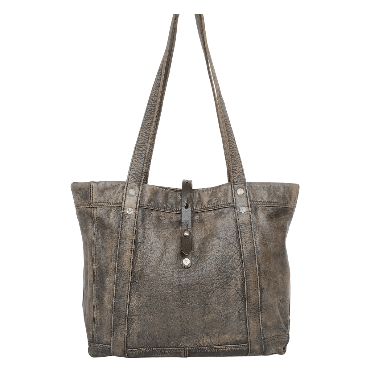 ■ダブルアールエル■RRL■Leather Tote■Leather-Trim■ RRL By Ralph Lauren Leather Tote Bag - Brown 417860475001