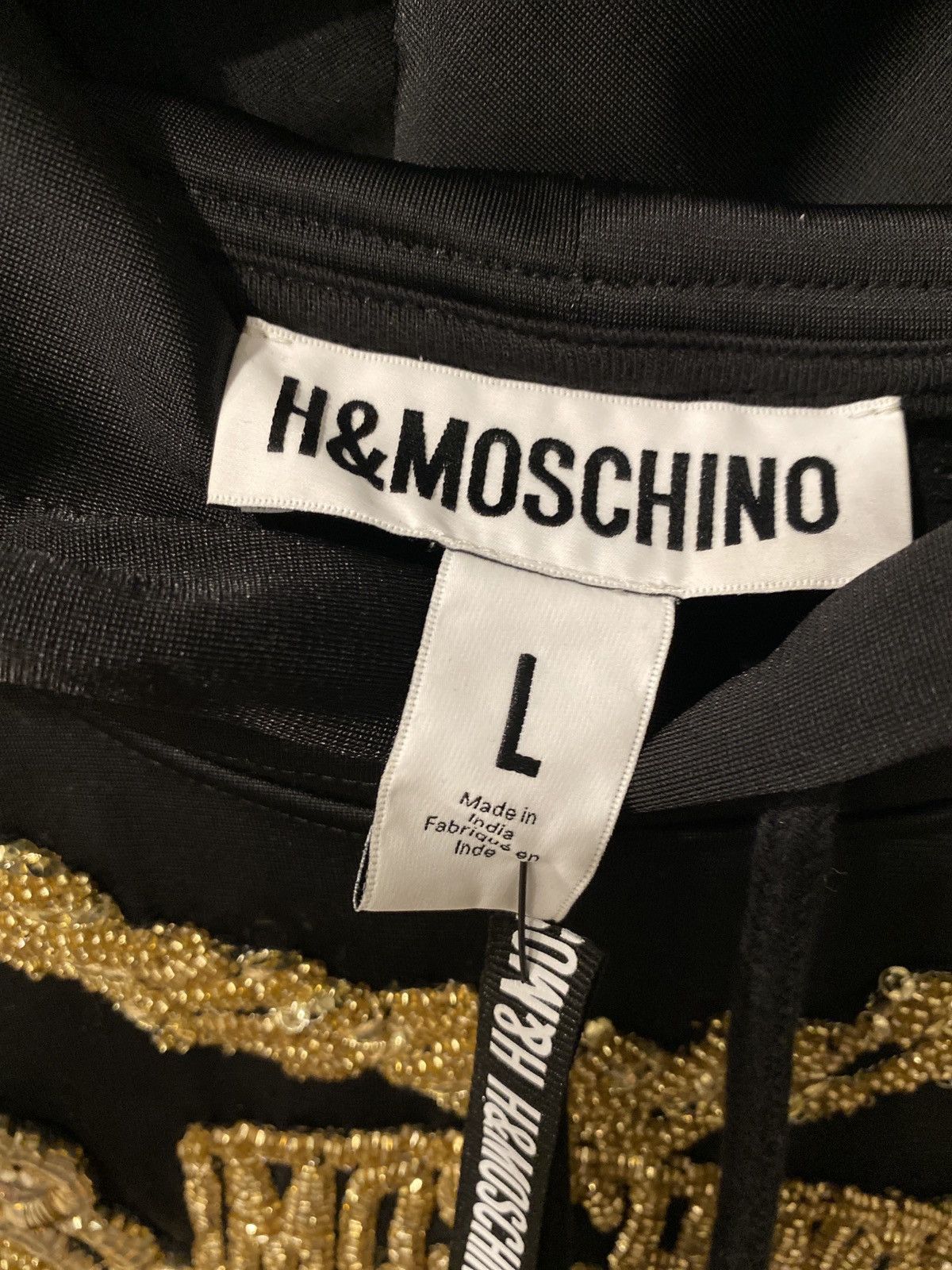 H&M H&M Moschino hoodie, Mens size Large, RARE! Size US L / EU 52-54 / 3 - 5 Thumbnail