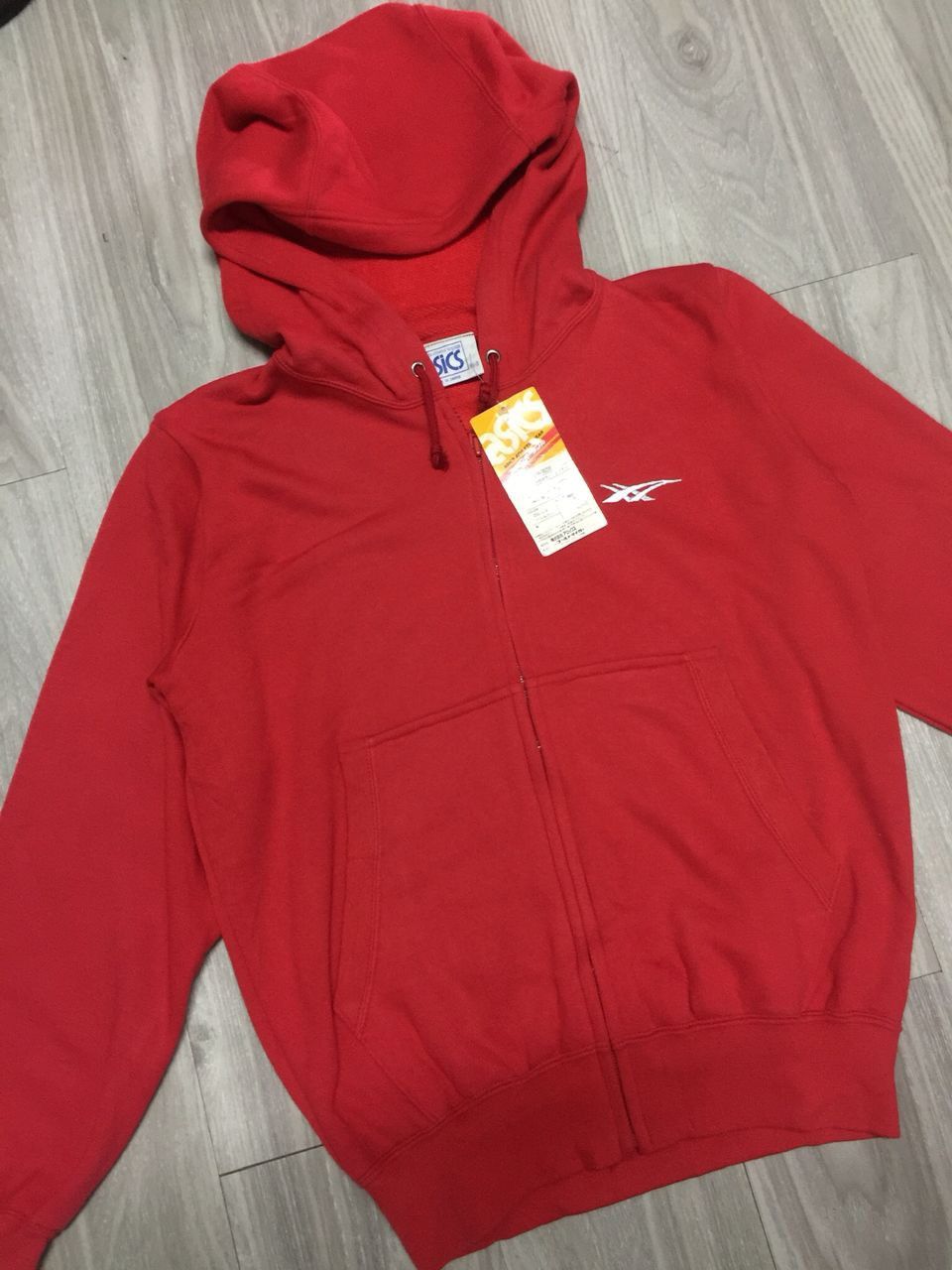 Asics Vintage ASICS Zipper Up Hoodie NWT Size US S / EU 44-46 / 1 - 9 Thumbnail