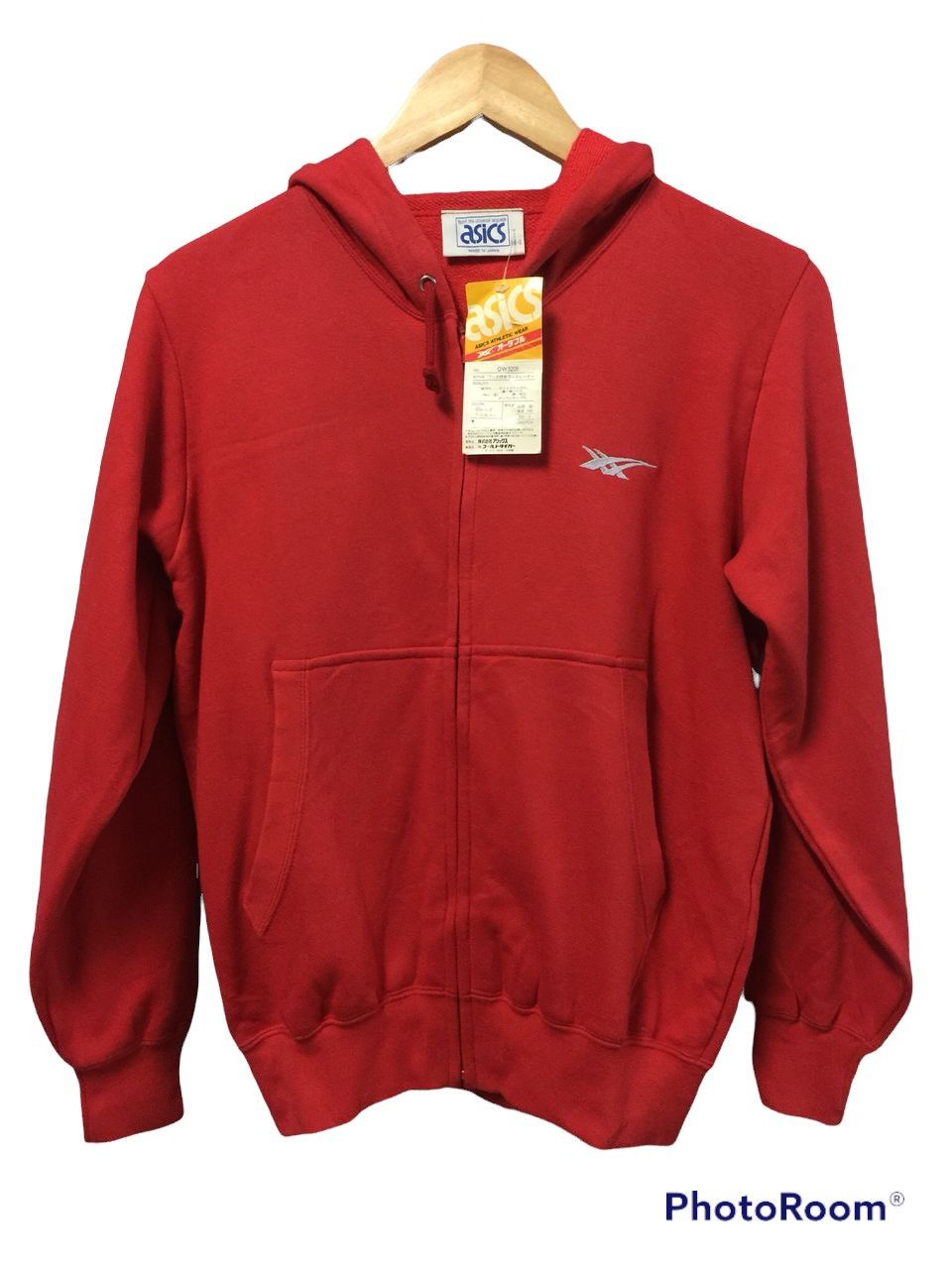 Asics Vintage ASICS Zipper Up Hoodie NWT Size US S / EU 44-46 / 1 - 1 Thumbnail