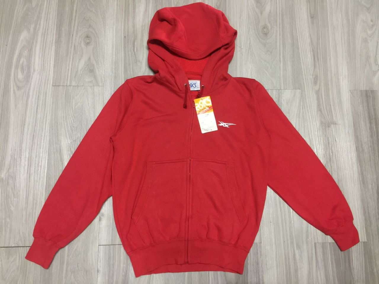 Asics Vintage ASICS Zipper Up Hoodie NWT Size US S / EU 44-46 / 1 - 8 Thumbnail