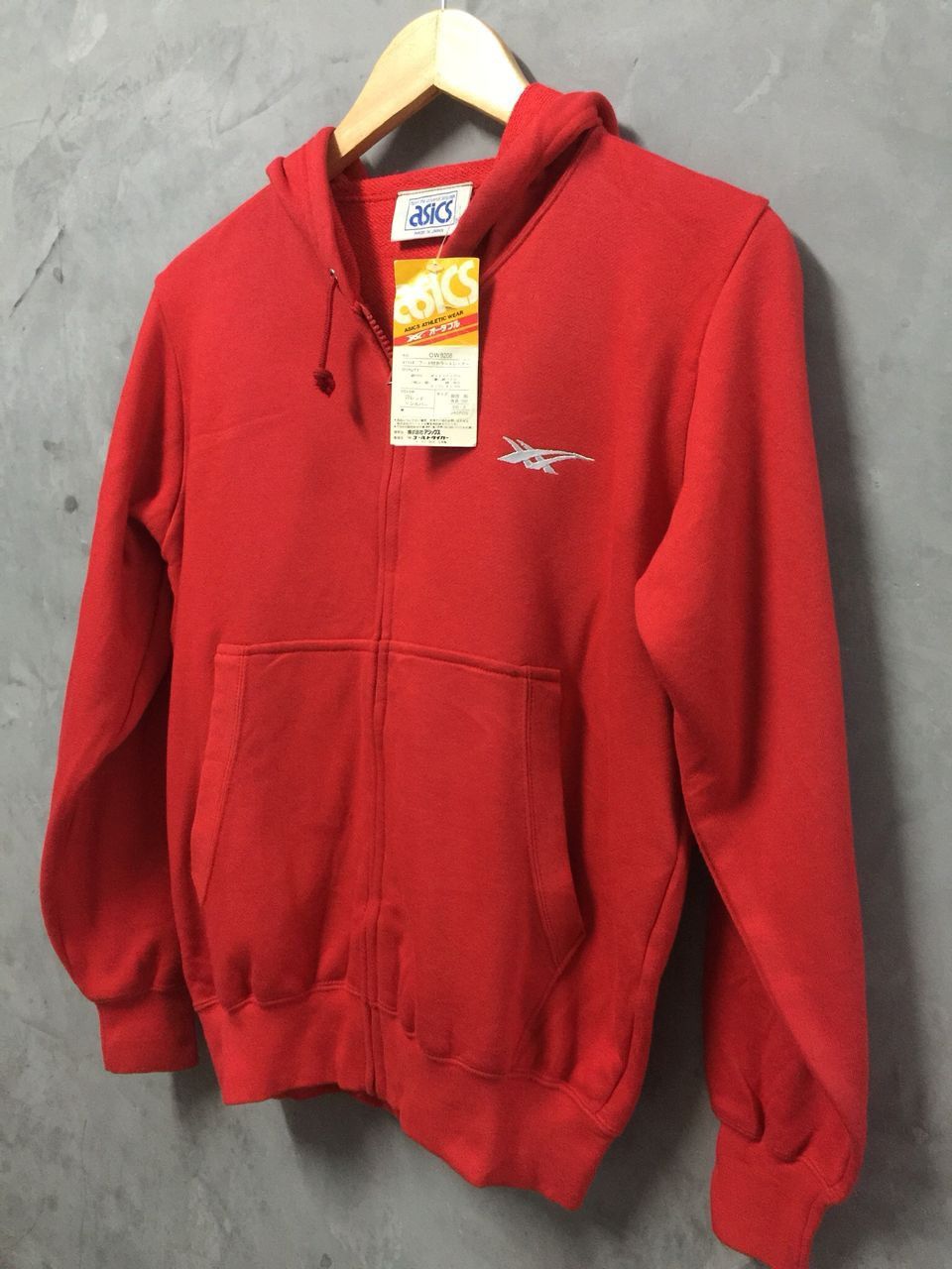 Asics Vintage ASICS Zipper Up Hoodie NWT Size US S / EU 44-46 / 1 - 2 Thumbnail