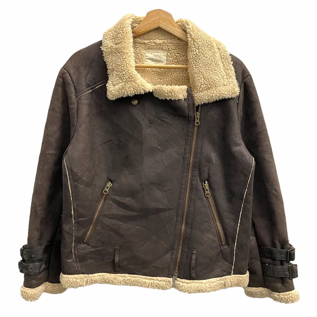 Japanese Brand × Seditionaries 💥UNGRID JAPAN SHERPA BONDAGE LEATHER JACKET Size US S / EU 44-46 / 1 - 1 Thumbnail