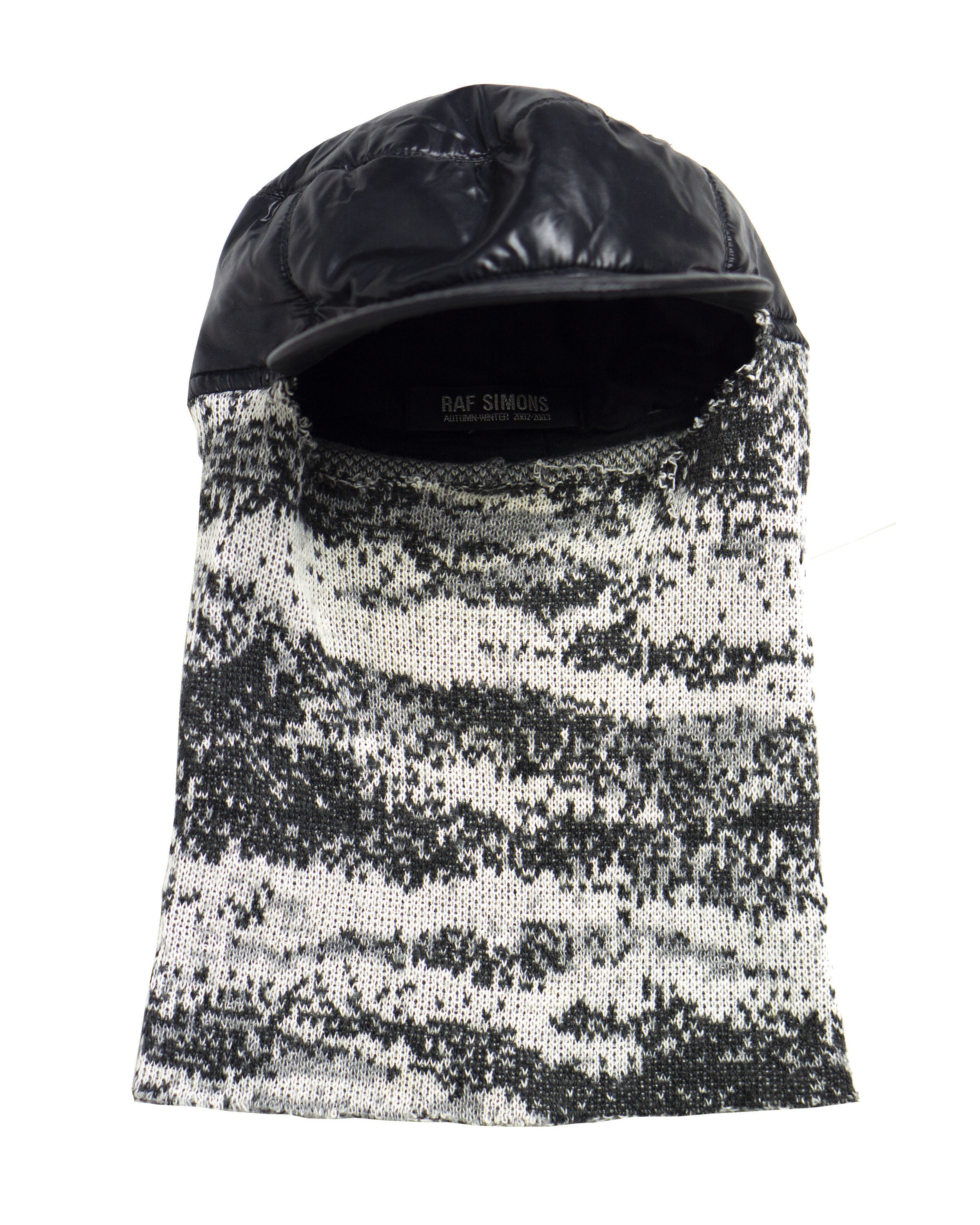 Raf Simons BNWT AW02 Virginia Creeper Digicamo Hooded Scarf