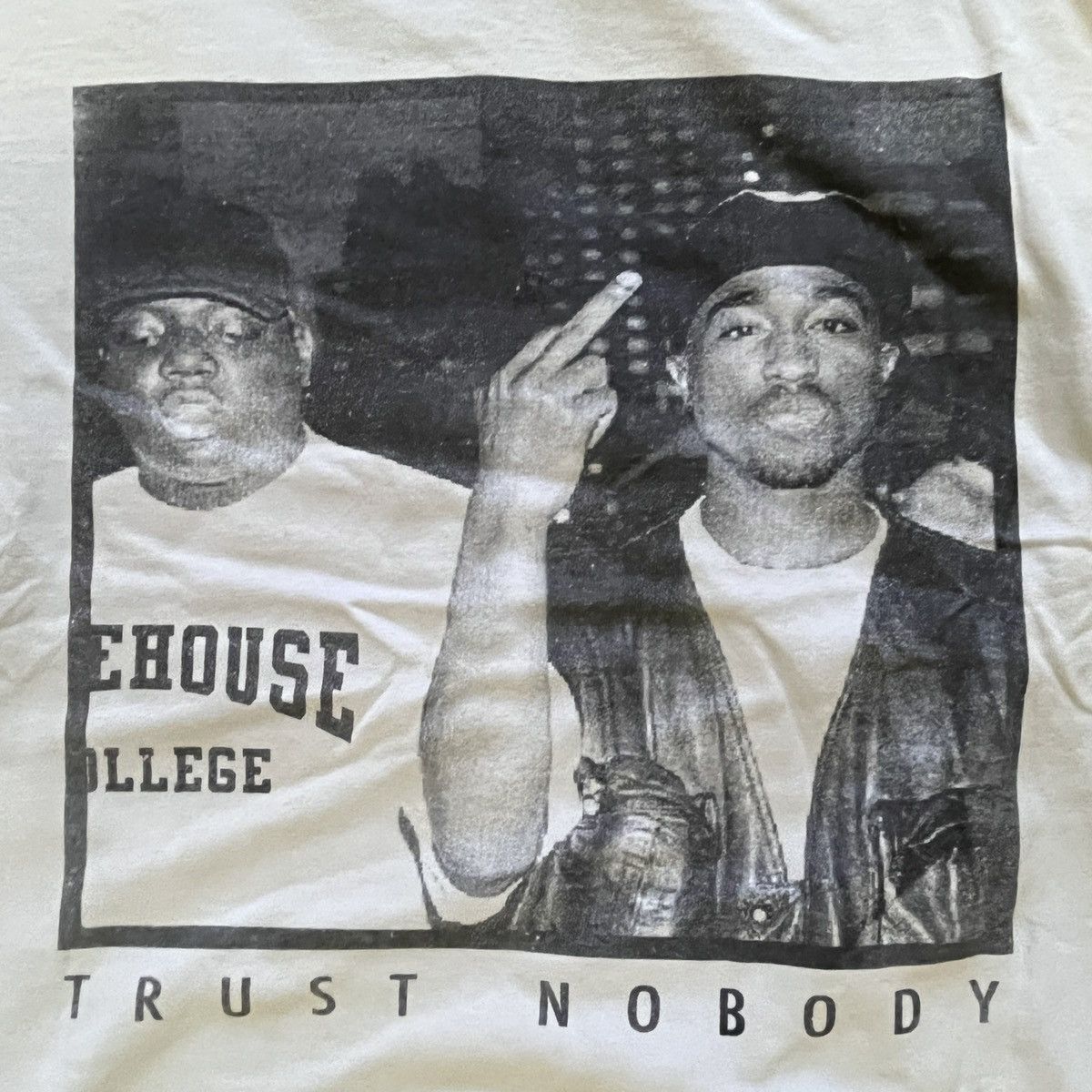 Rap Tees × Vintage Vintage Y2K Rare Tupac X Shakur Notorious Big Trust Nobody Size US S / EU 44-46 / 1 - 7 Thumbnail