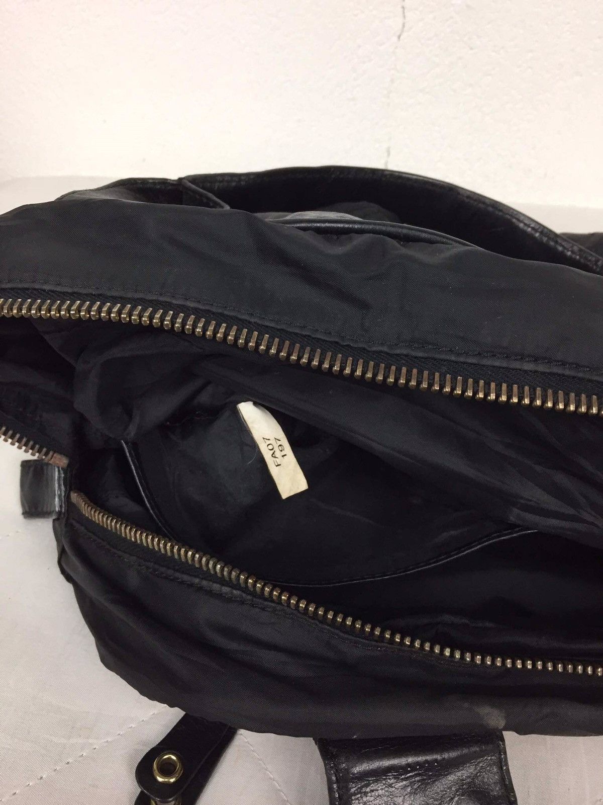 Marc Jacobs Marc Jacobs Black Leather Logo Bowler Tote Bag Size ONE SIZE - 19 Thumbnail