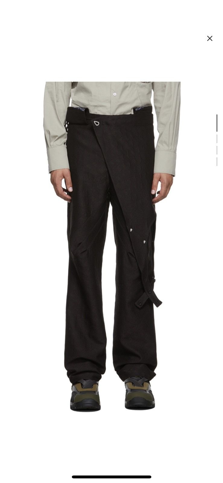 Kiko Kostadinov Kiko kostadinov Dorset apron trousers from fall