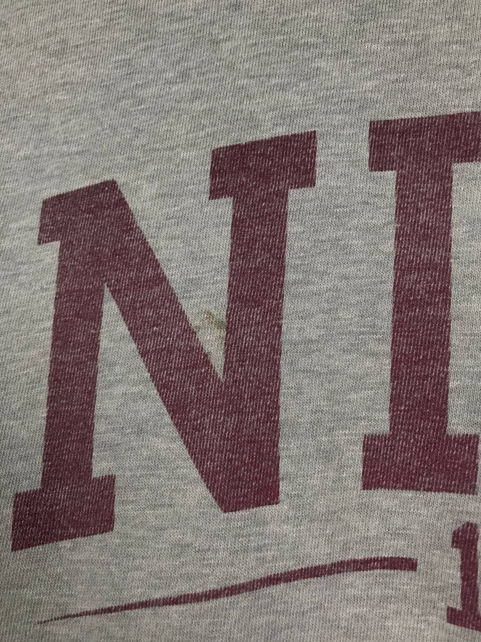 Nike × Vintage Nike swoosh streetwear vintage center logo tee Size US S / EU 44-46 / 1 - 5 Thumbnail
