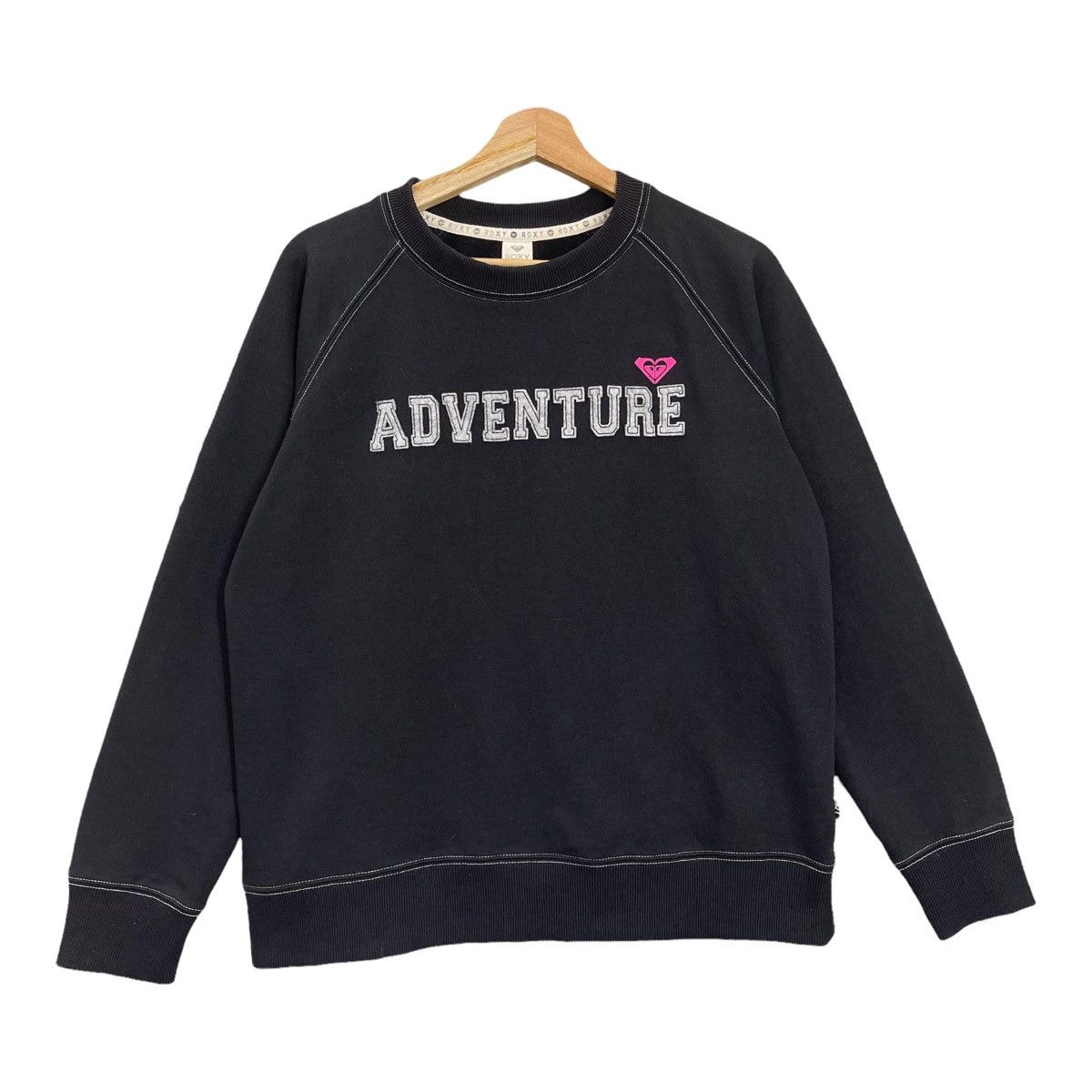 Vintage Vintage Roxy Big Logo Embroidered Sweatshirt Size M Size US M / EU 48-50 / 2 - 1 Thumbnail