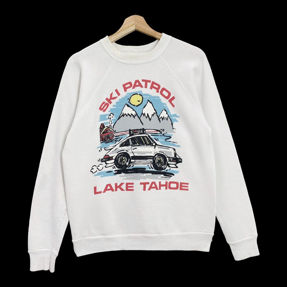 Vintage Vintage 90s Ski Patrol Lake Tahoe Sweatshirt Size S Size US S / EU 44-46 / 1 - 1 Thumbnail