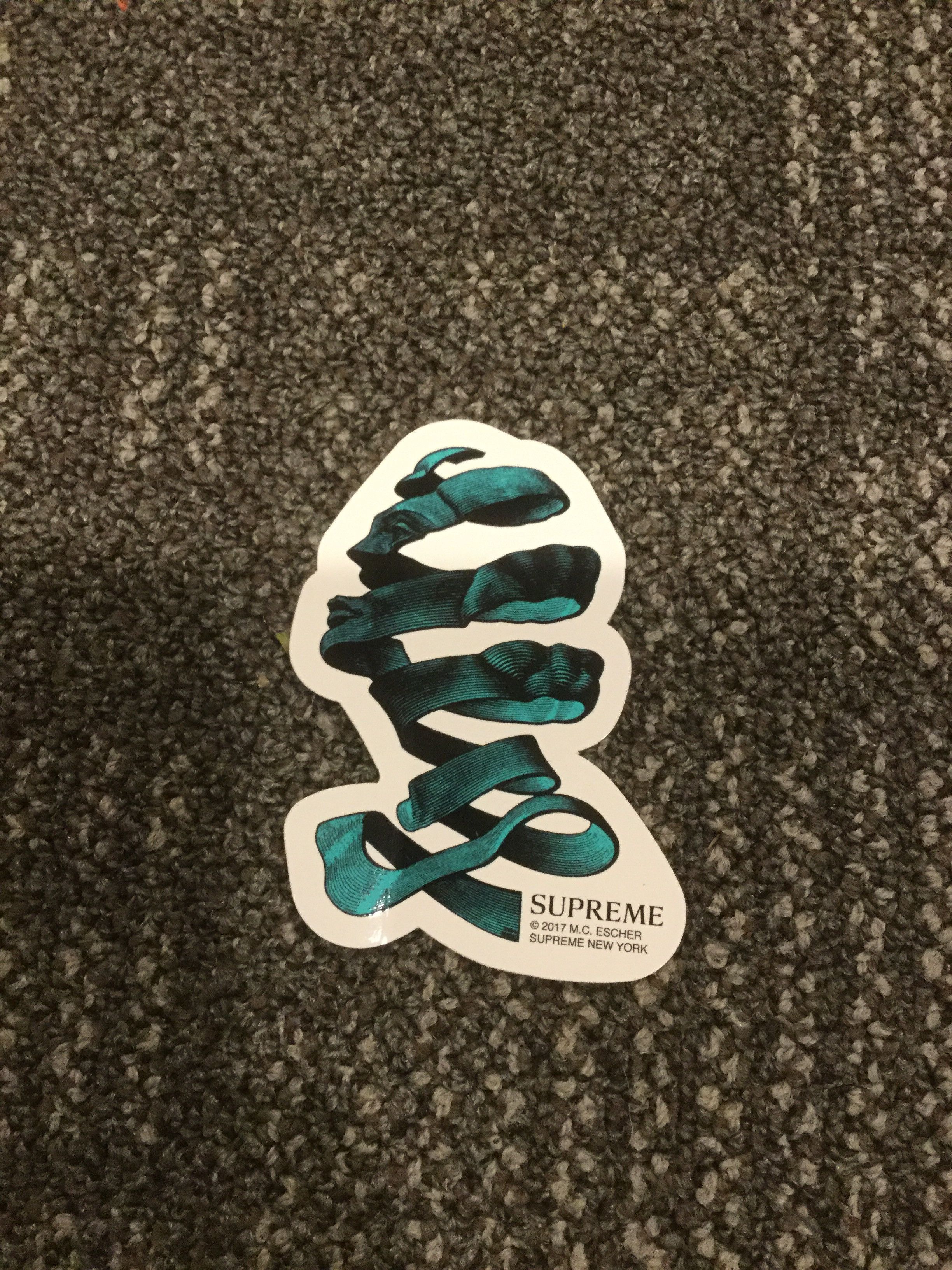 Supreme Ribbon Sticker | Grailed