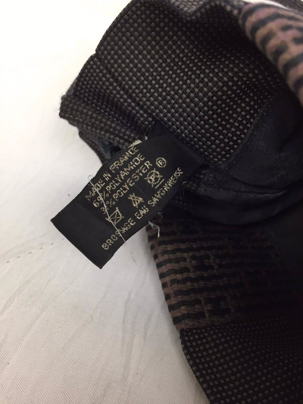 Hermes Hermes Herline Black Canvas Crossbody Pouch Pochette Size ONE SIZE - 9 Thumbnail