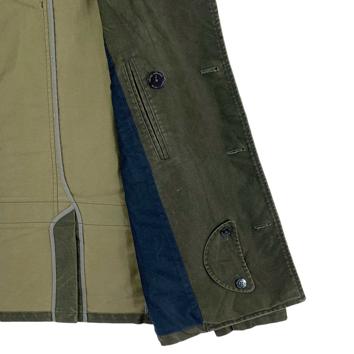If Six Was Nine × Japanese Brand × United Arrows Japanese Brand Unite Arrows Blue Label Double Collar Jacket Size US M / EU 48-50 / 2 - 6 Thumbnail