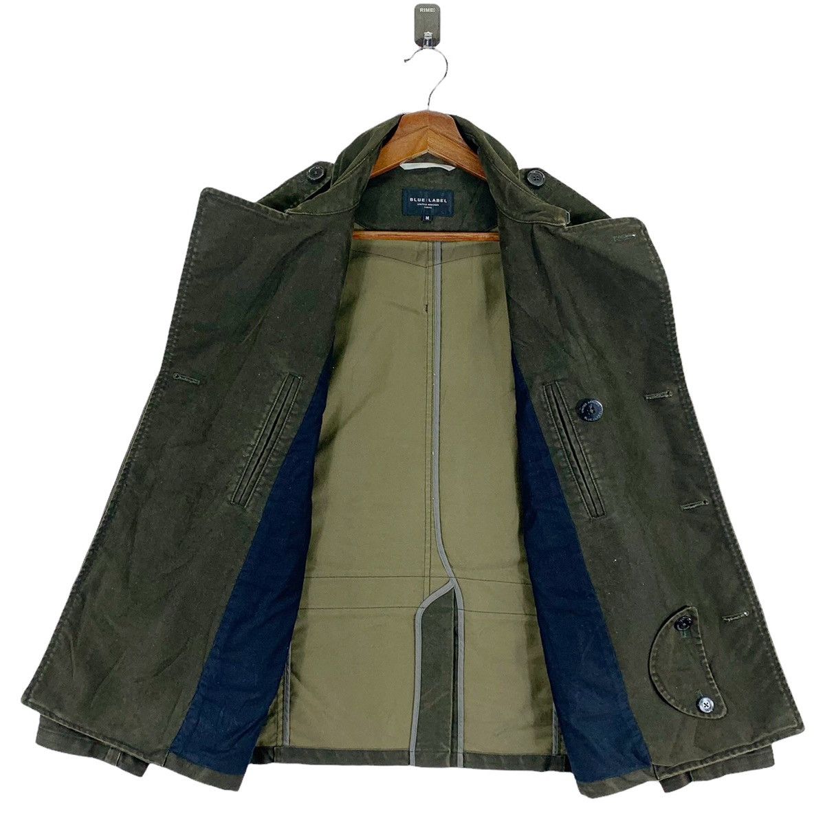 If Six Was Nine × Japanese Brand × United Arrows Japanese Brand Unite Arrows Blue Label Double Collar Jacket Size US M / EU 48-50 / 2 - 5 Thumbnail