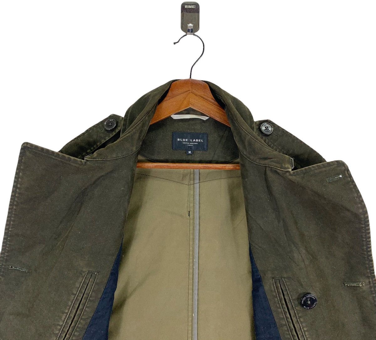 If Six Was Nine × Japanese Brand × United Arrows Japanese Brand Unite Arrows Blue Label Double Collar Jacket Size US M / EU 48-50 / 2 - 7 Thumbnail