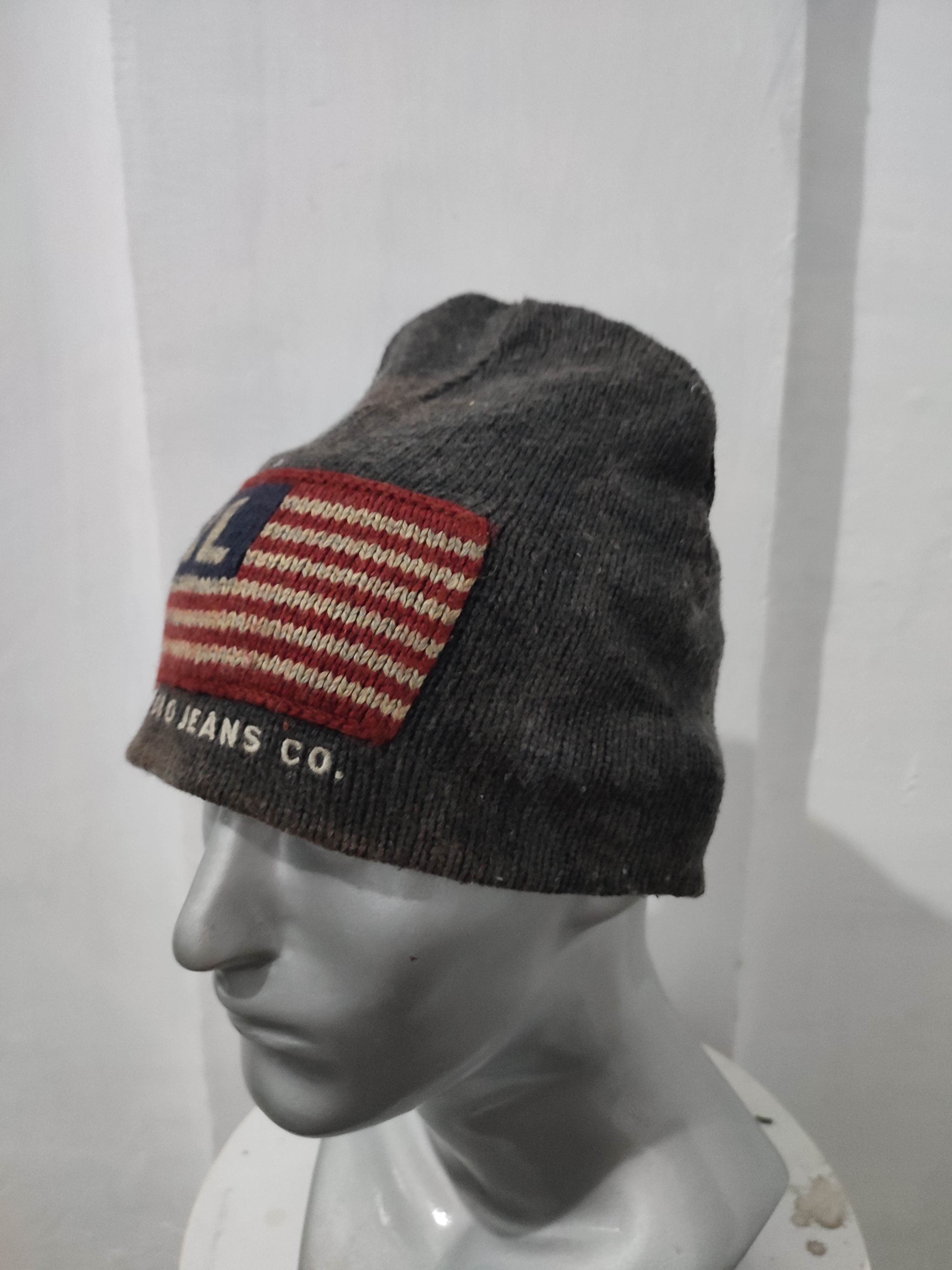 Polo Ralph Lauren 🔥Polo Ralph Lauren Big Flag Logo Beanie Hats Size ONE SIZE - 3 Thumbnail