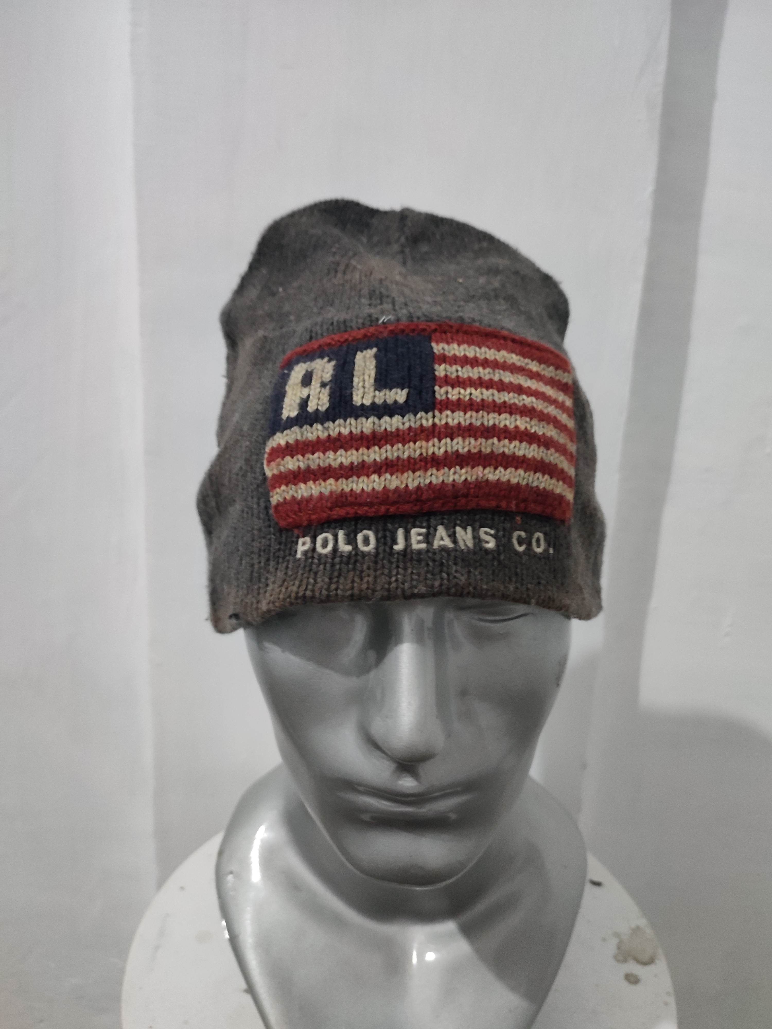 Polo Ralph Lauren 🔥Polo Ralph Lauren Big Flag Logo Beanie Hats Size ONE SIZE - 1 Thumbnail