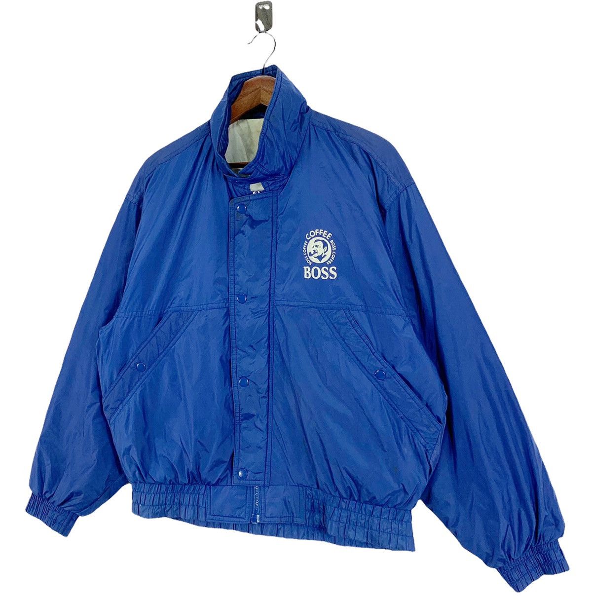 Vintage Vintage Suntory Boss Coffee Bomber Blue Jacket Size US M / EU 48-50 / 2 - 2 Thumbnail