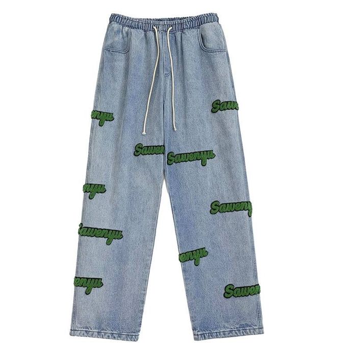 Vintage trendy punk streetwear slogan pants | Grailed