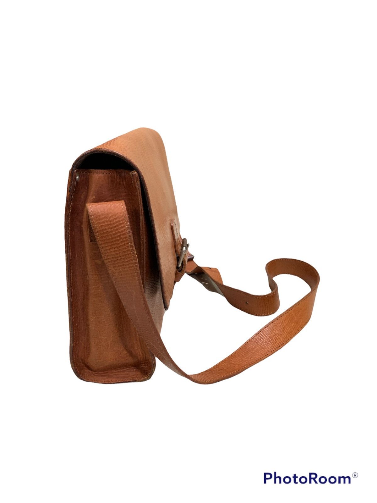 Designer × Japanese Brand × Leather VOLKER LANG PURE LEATHER ADJUSTABLE SLING BAG Size ONE SIZE - 4 Thumbnail